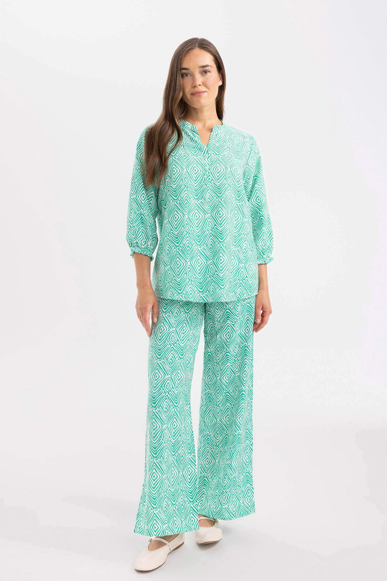 Chemise coupe régulière à Manches Longues