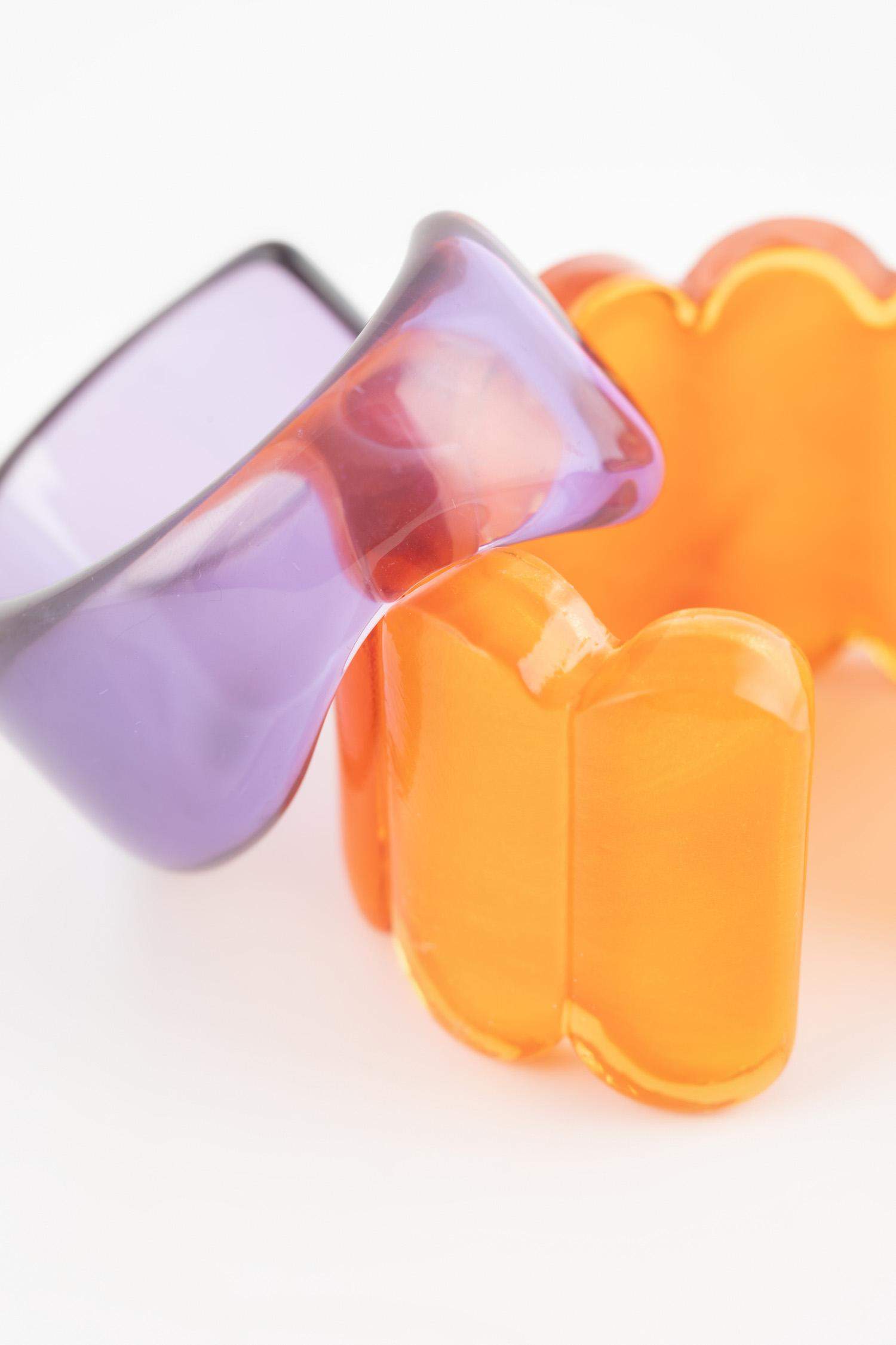 Kadın 2'li Renkli Damla Bilezik