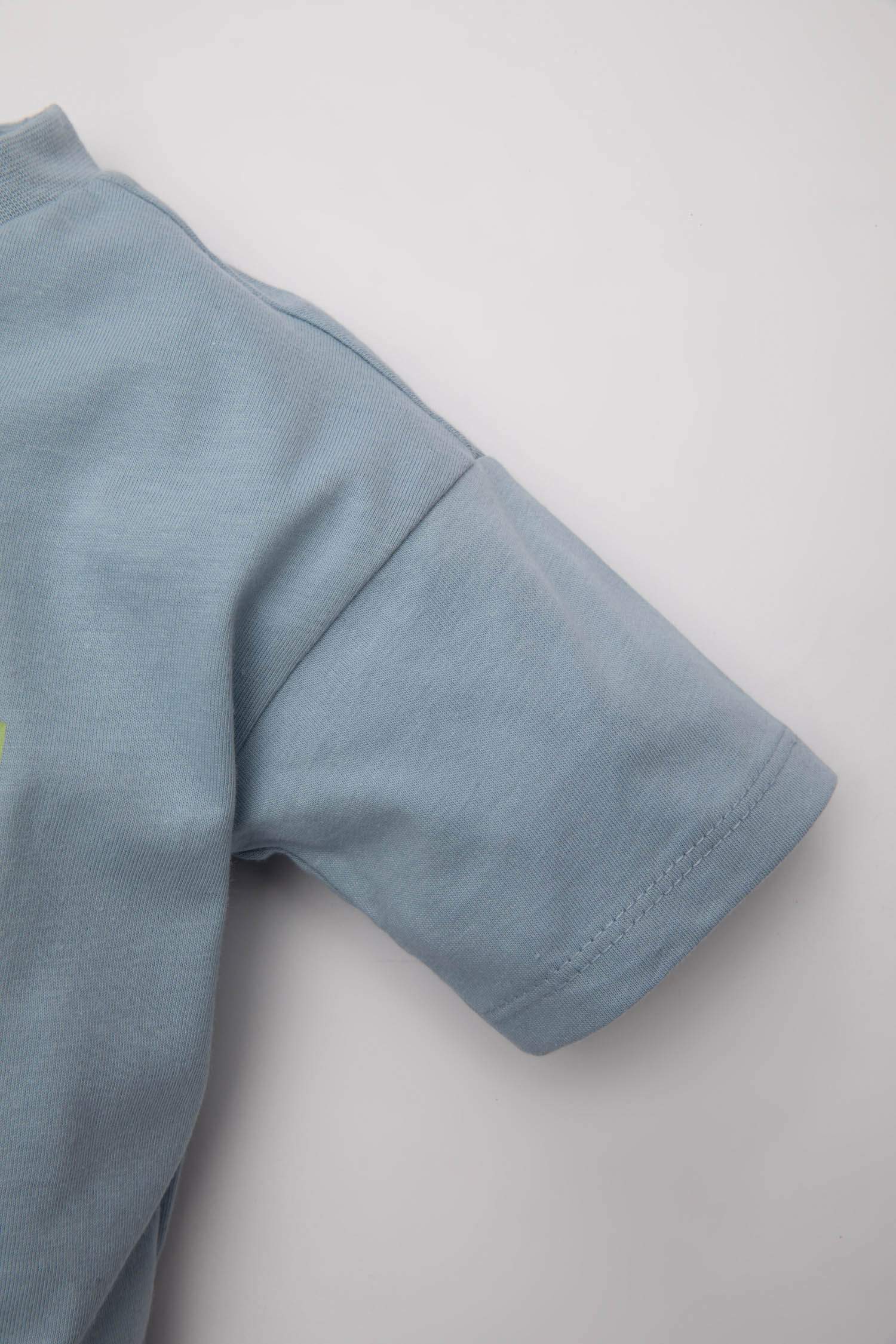 Baby Boy Crew Neck Printed T-Shirt