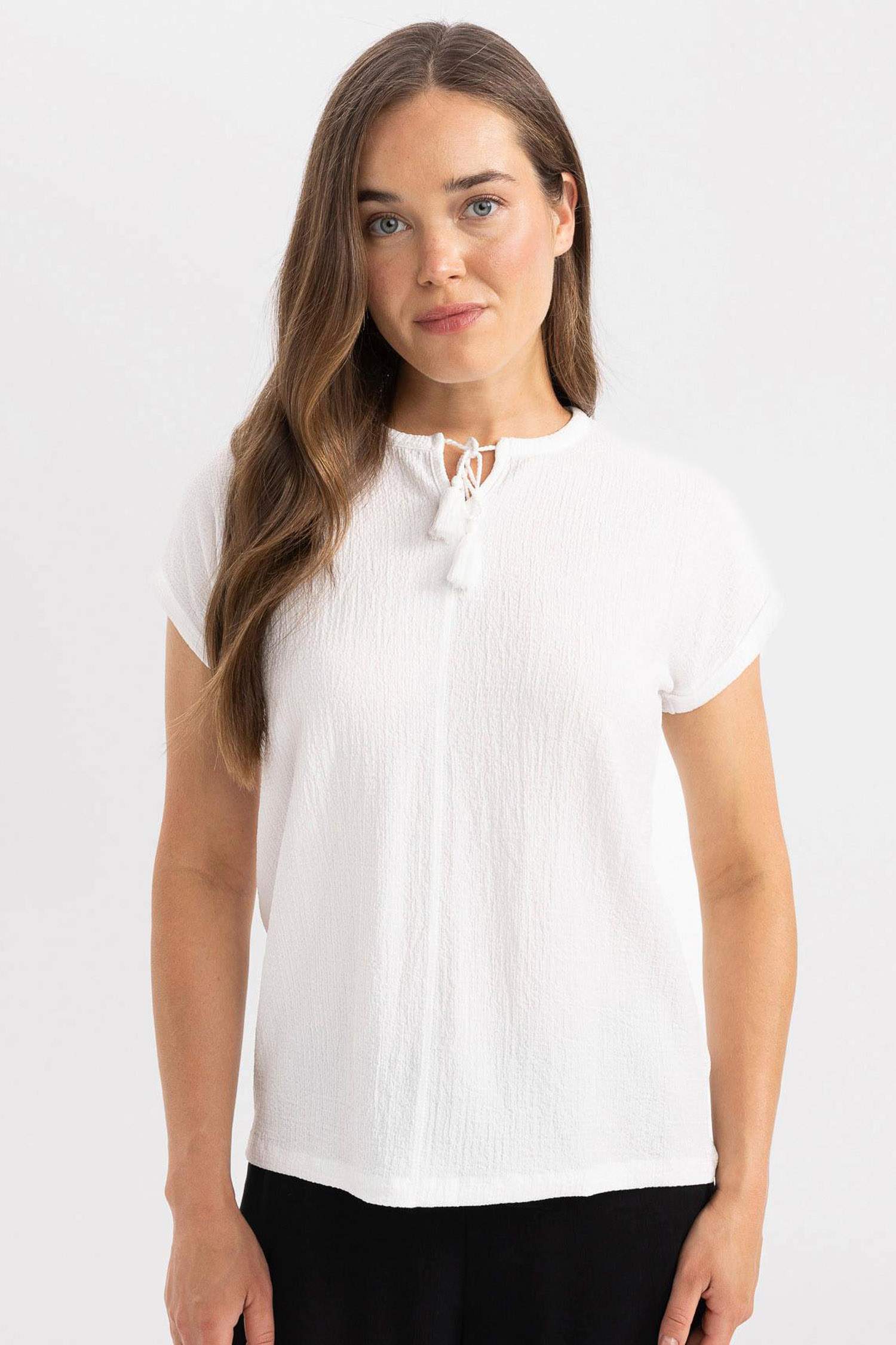 Regular Fit Bisiklet Yaka Kısa Kollu Tişört