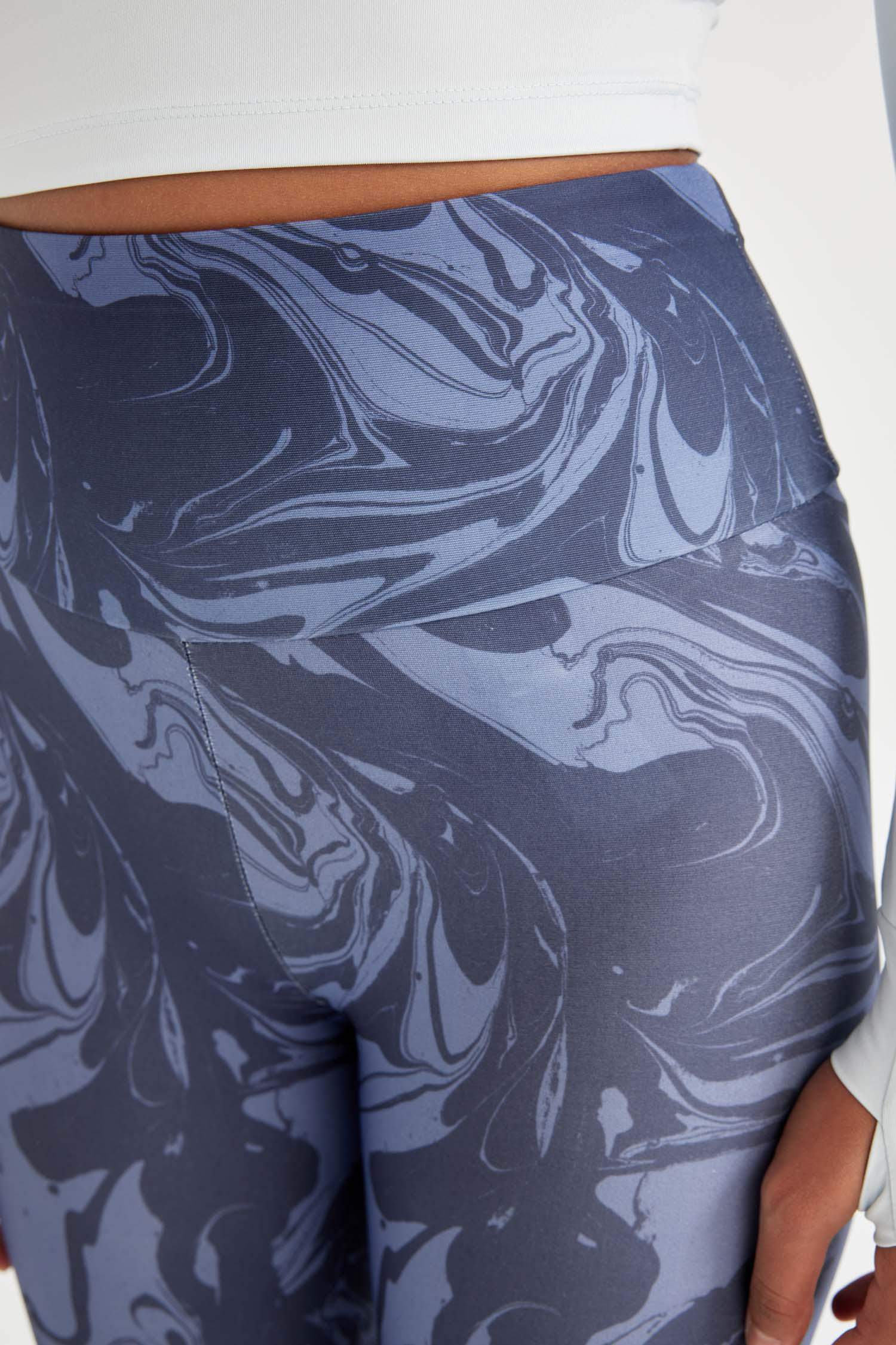 DeFactoFit Desenli Beli Saran Sporcu Tayt