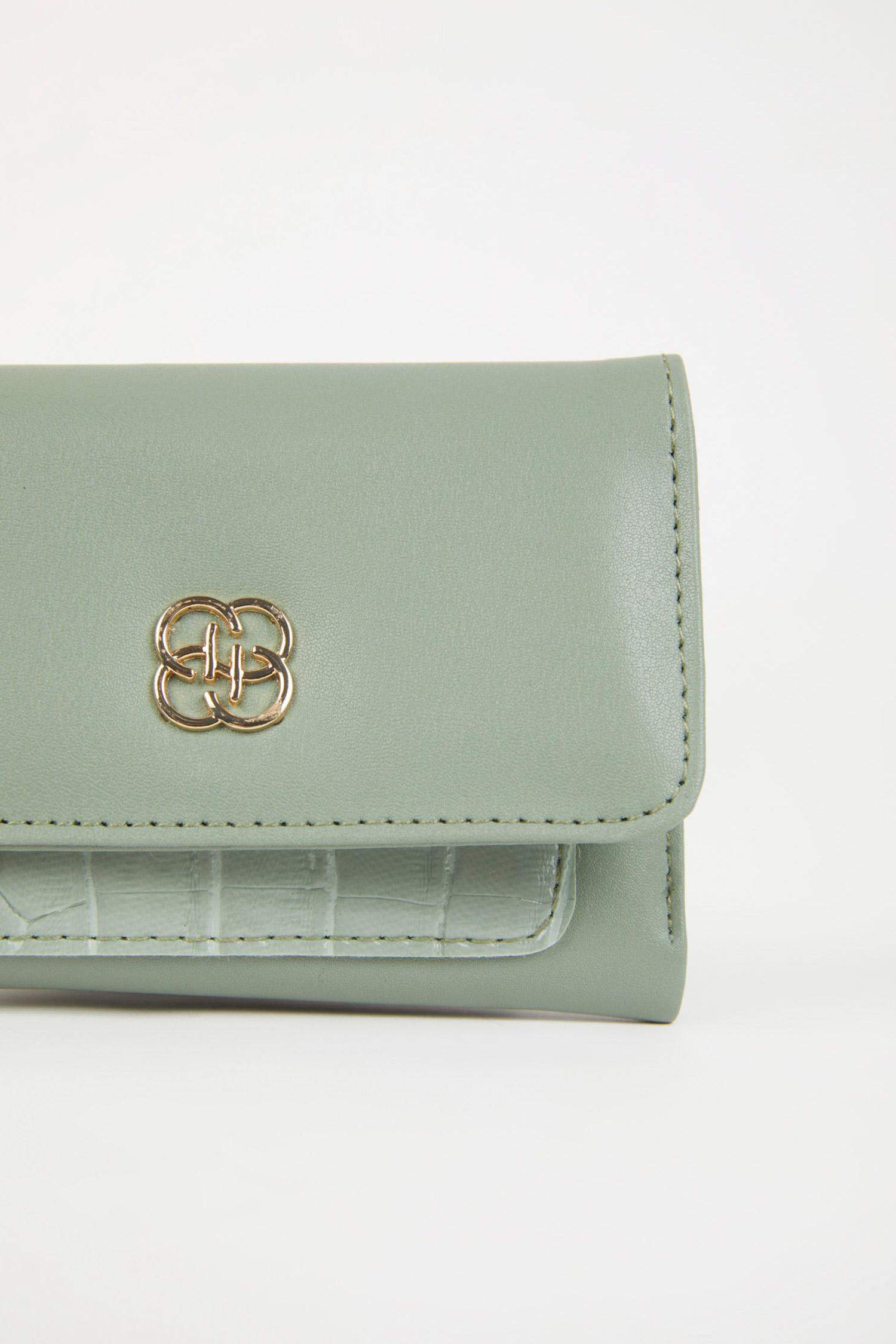 Kadın Kroko Desenli Suni Deri Cüzdan