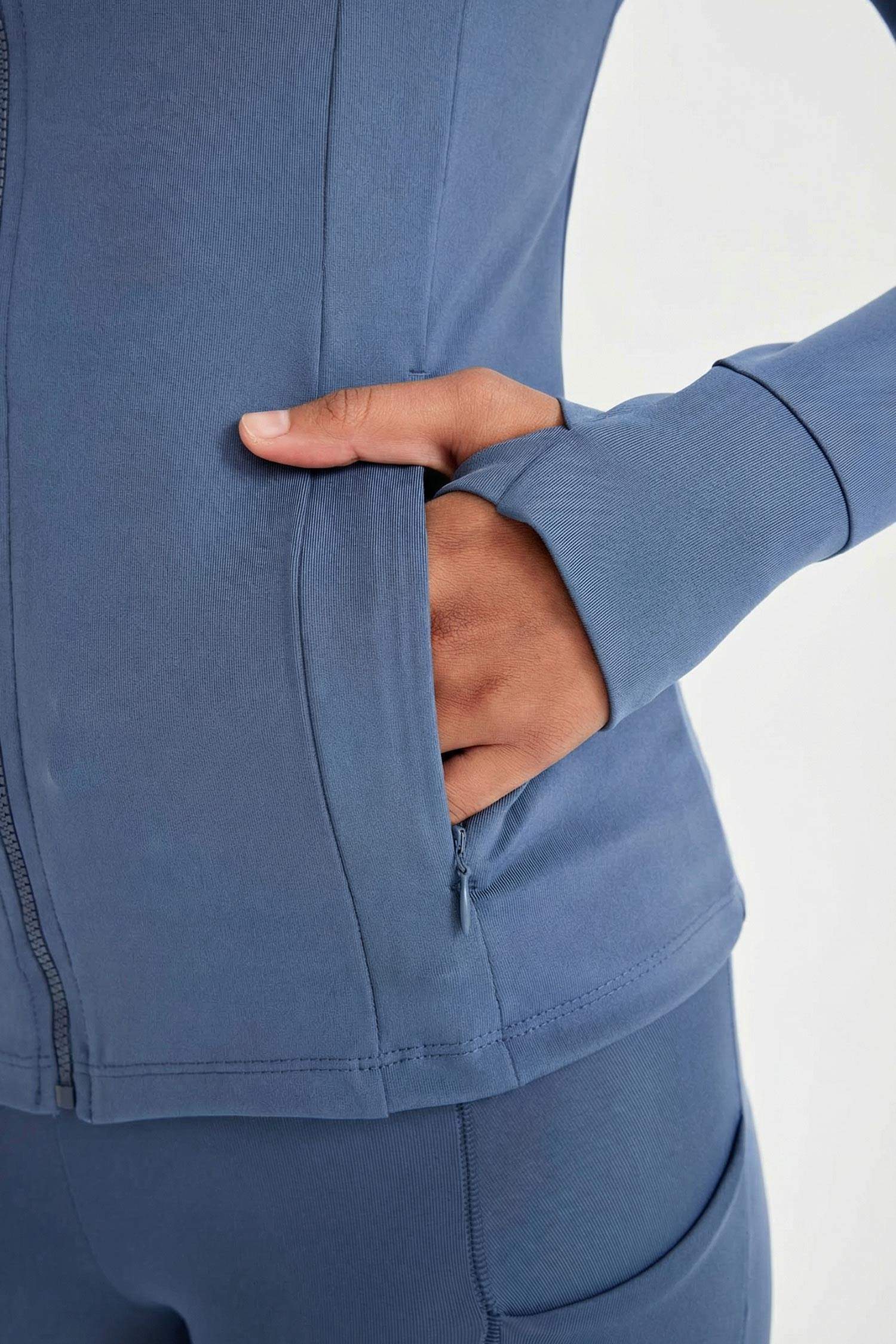 Slim Fit Dar Kesim Fermuarlı Sporcu Hırka