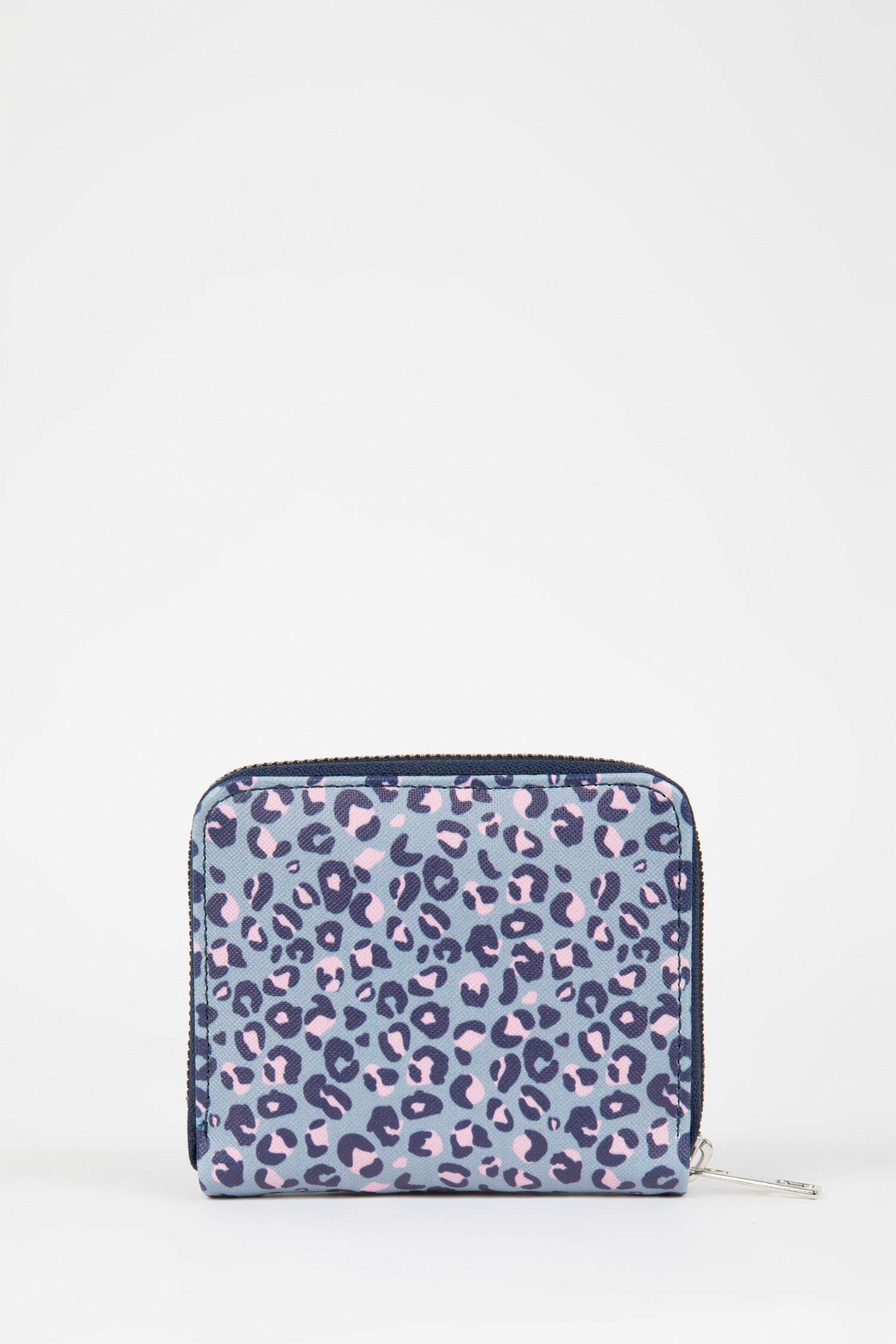 Portefeuille en Simili-Cuir imprimé Léopard pour Femme