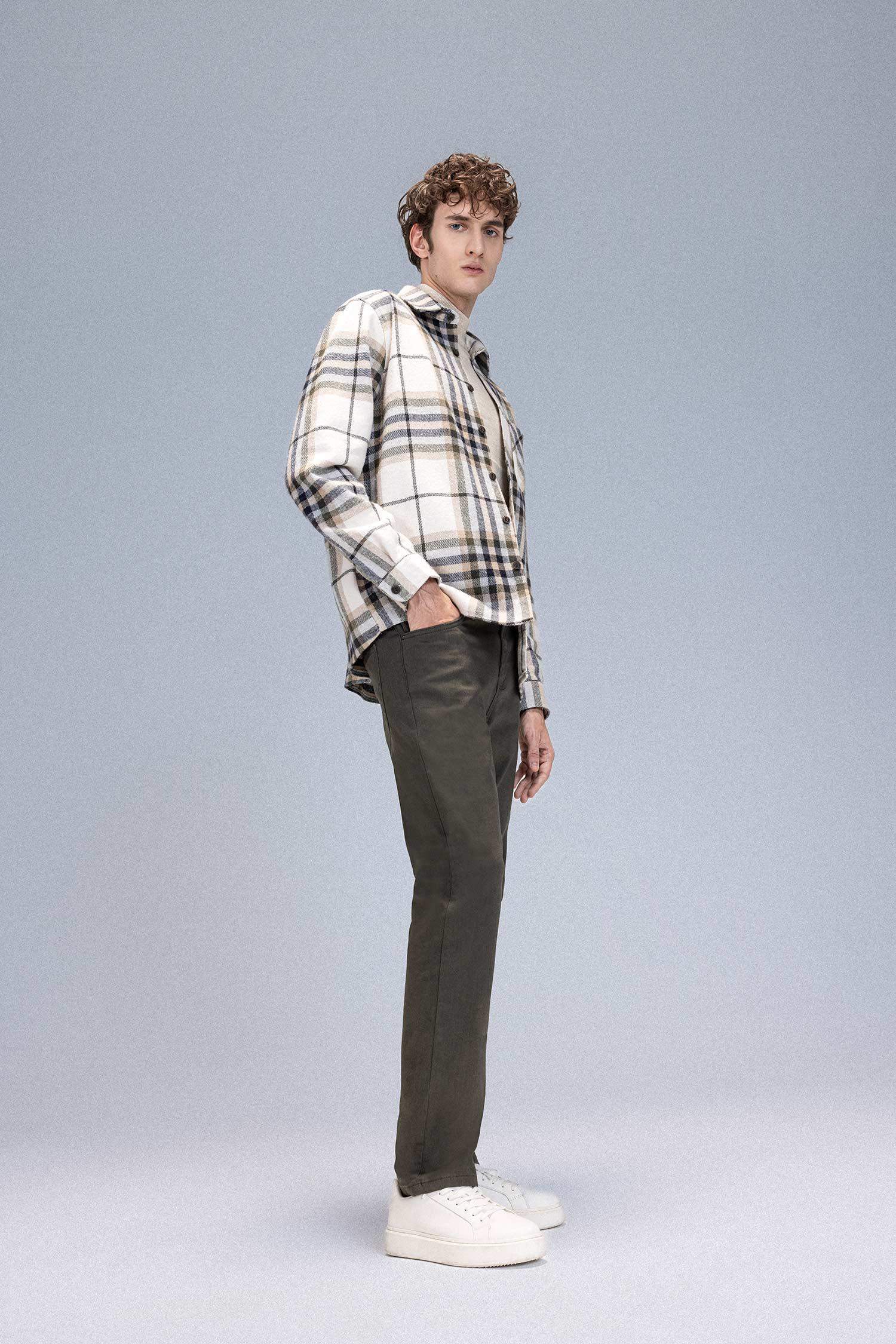 Брюки приталенного узкого кроя