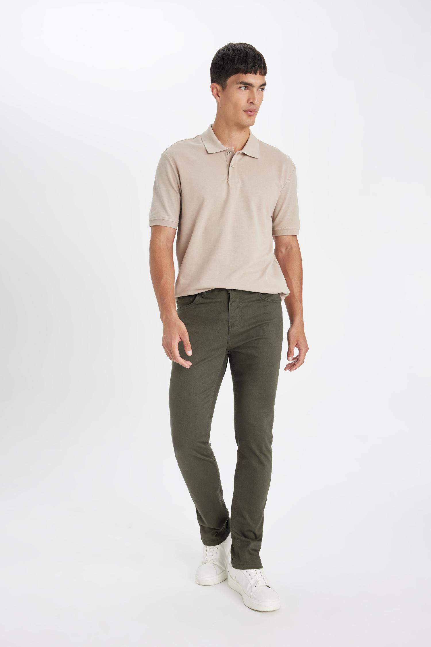 Брюки приталенного узкого кроя