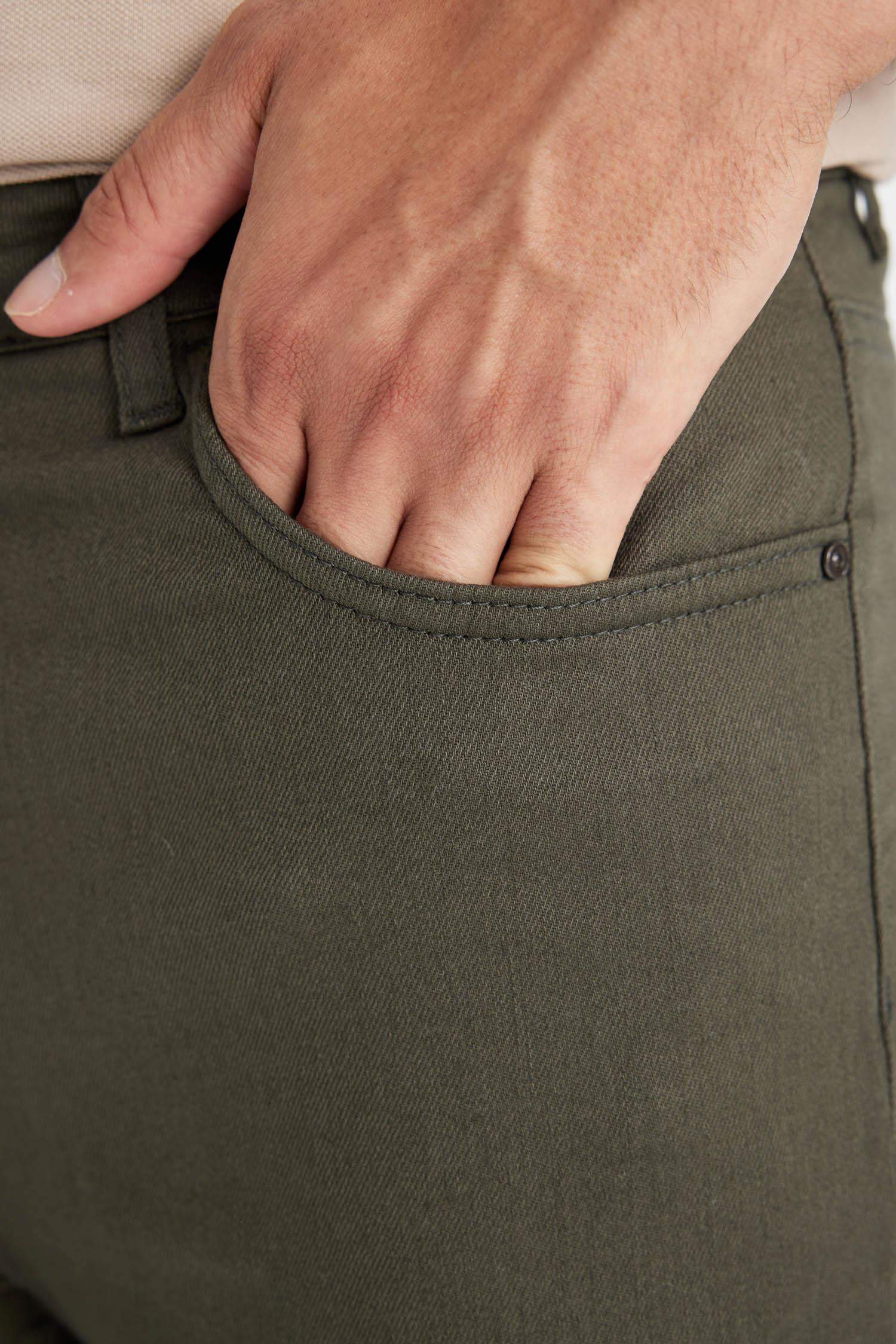 Брюки приталенного узкого кроя