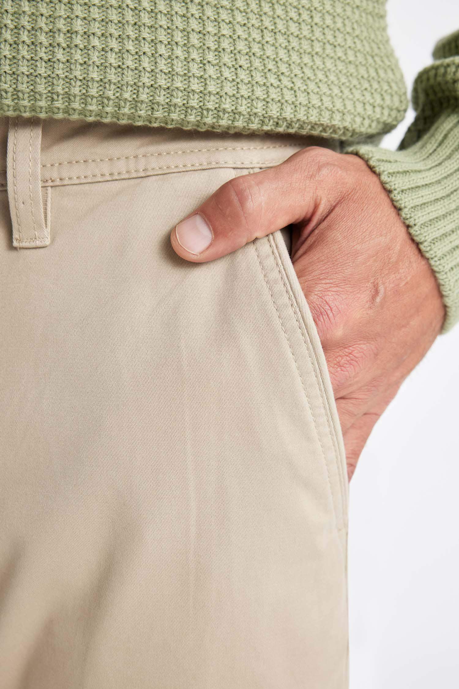 Kanvas Chino Pantolon Normal Kesim 4 Cepli Pamuklu Esnek Düz Paça