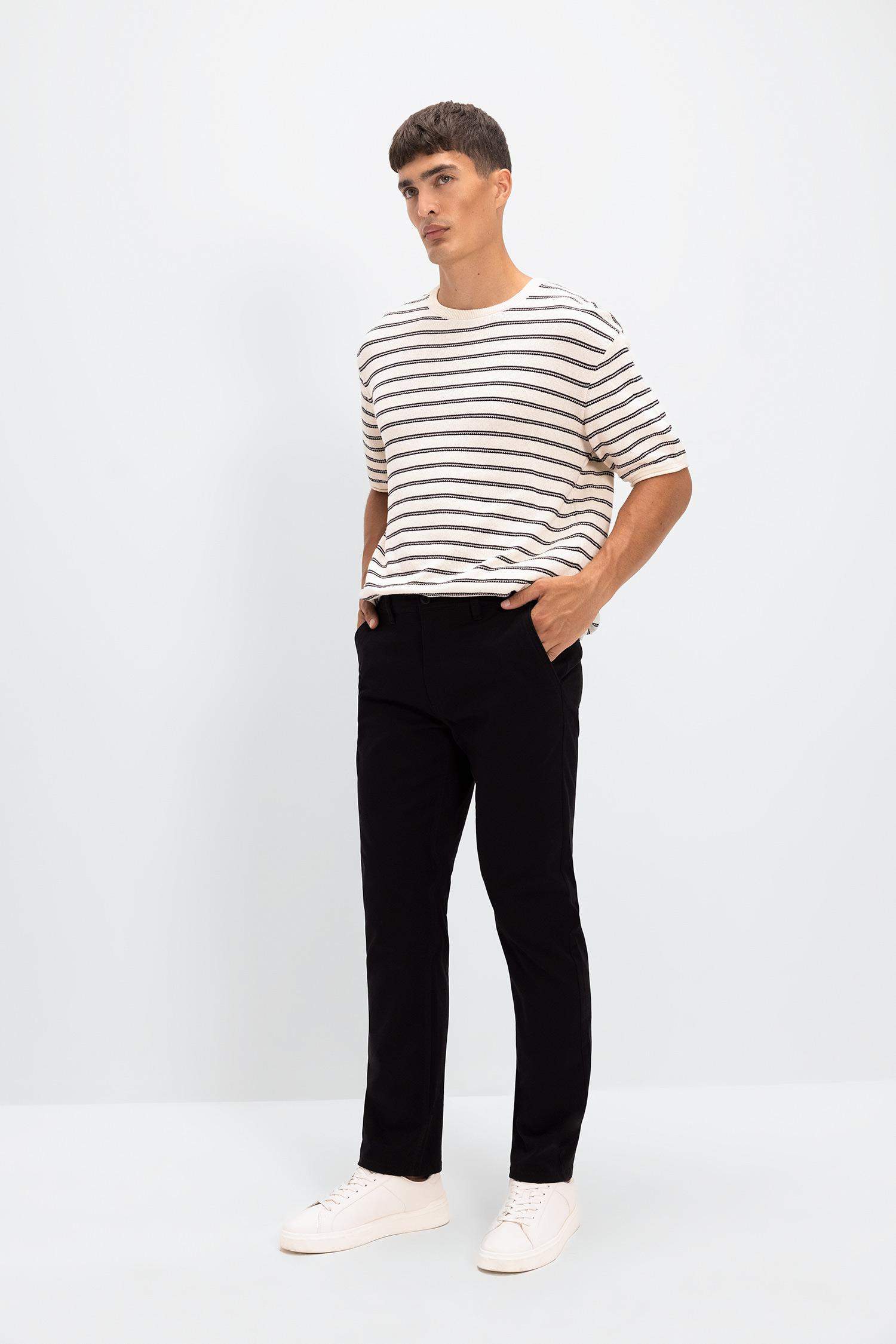 Брюки чиносы стандартного кроя из хлопка для мужчин