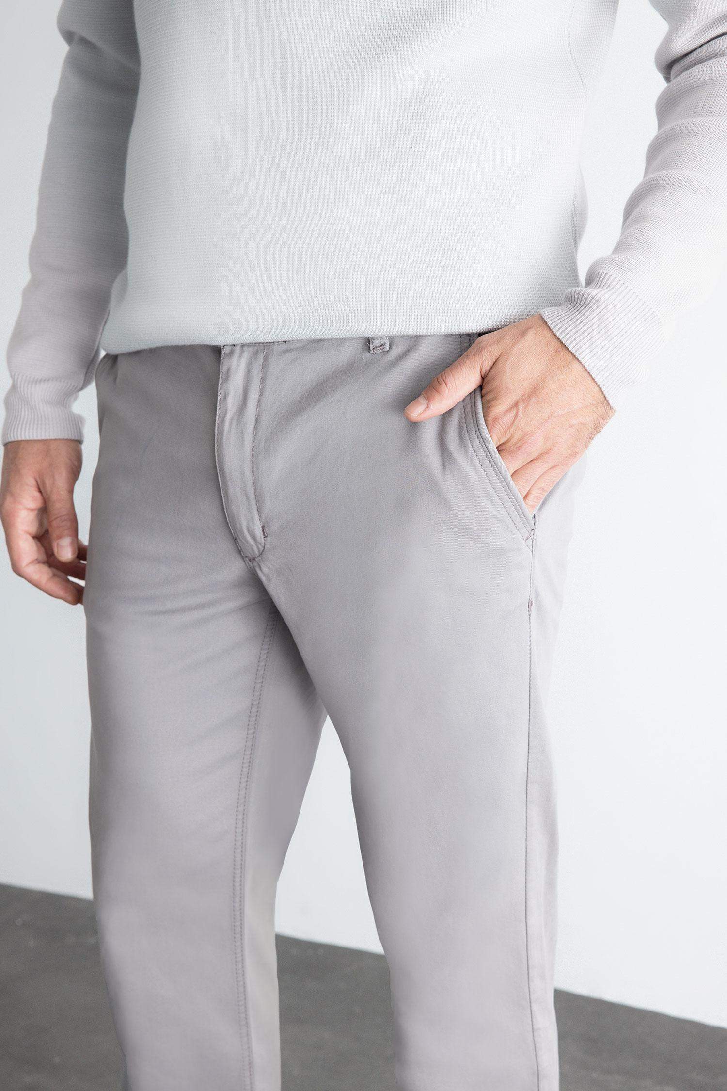 بنطلون تشينو قطن برجل عادية