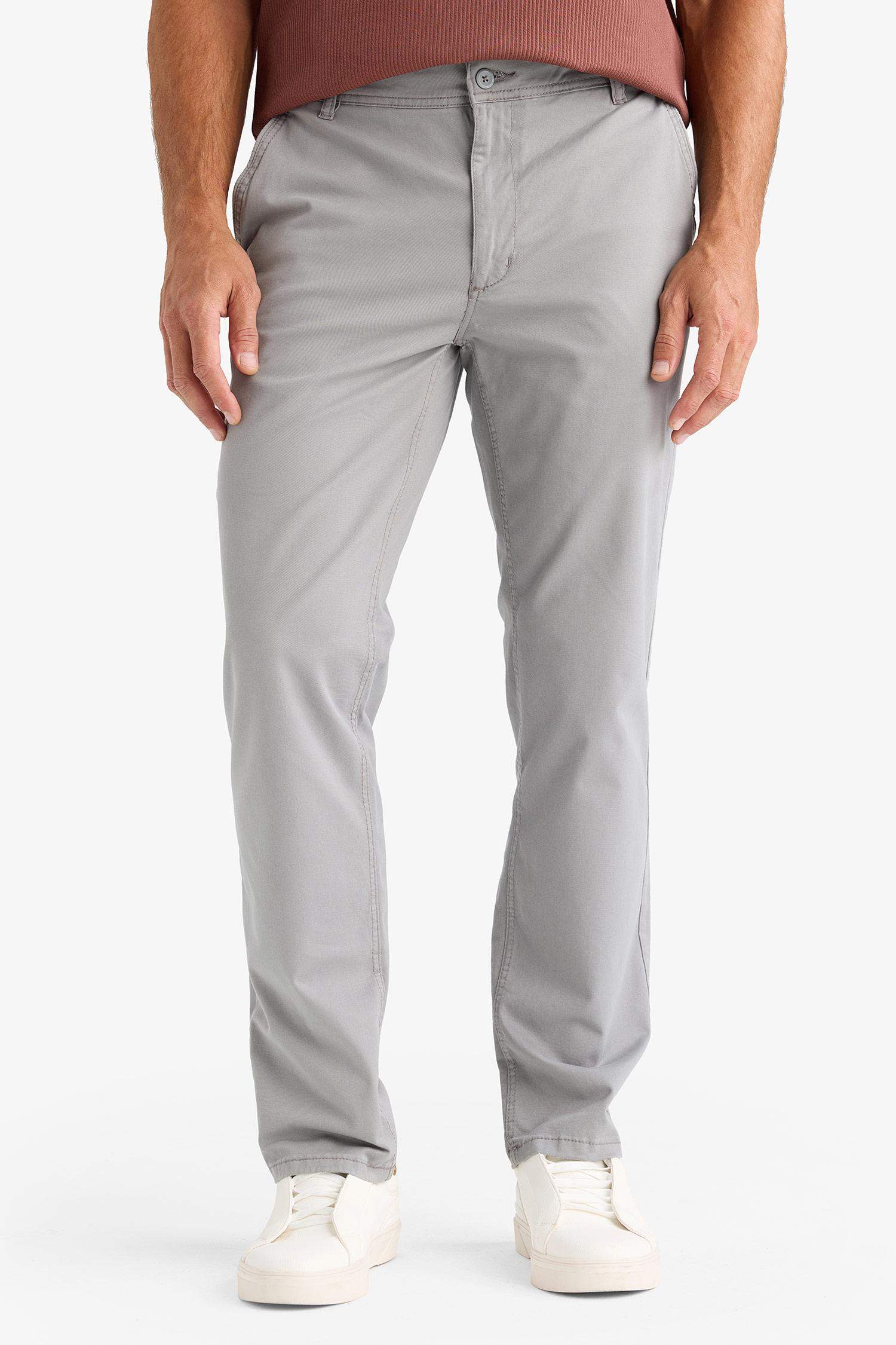 بنطلون تشينو قطن برجل عادية