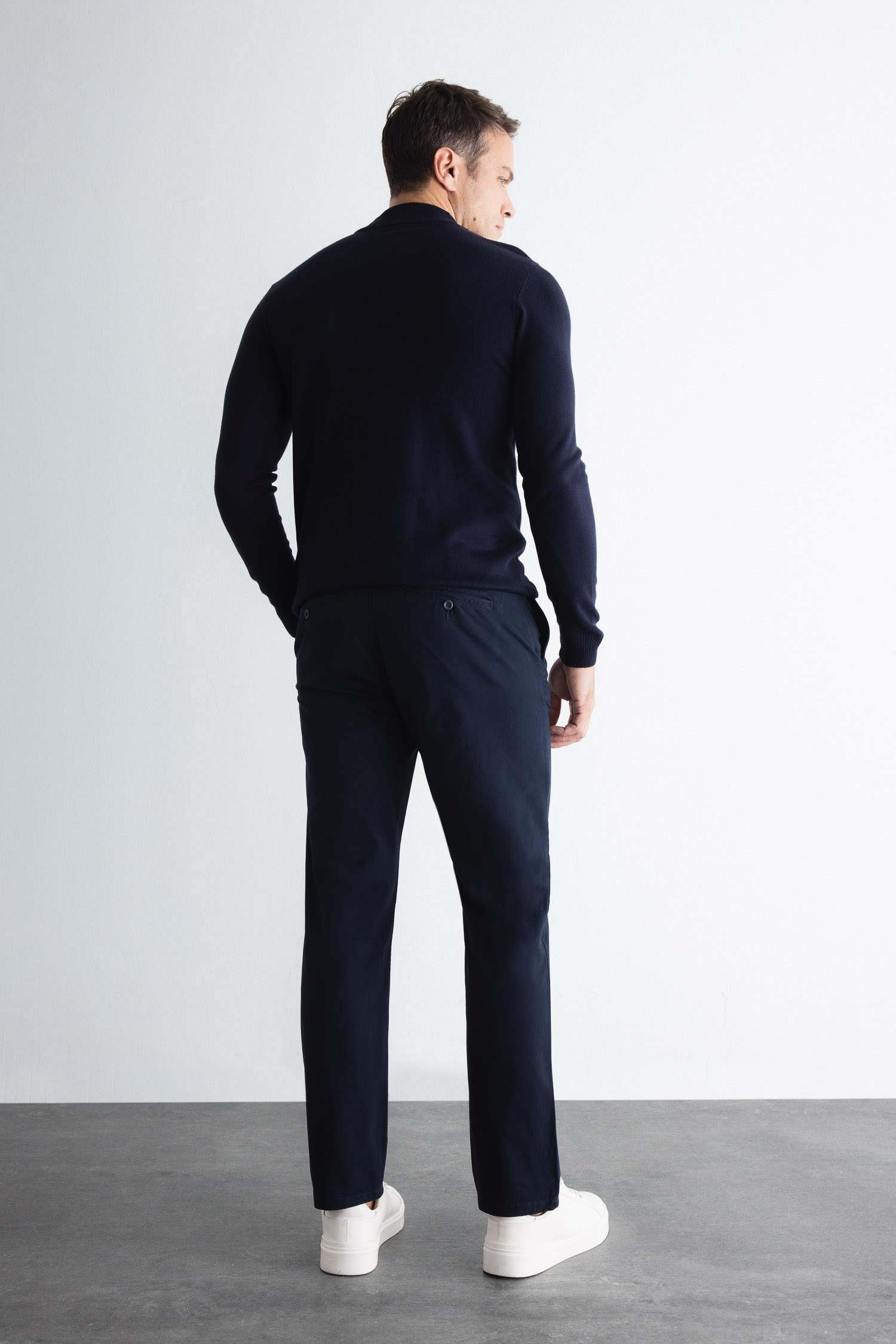 Kanvas Chino Pantolon Normal Kesim 4 Cepli Pamuklu Esnek Düz Paça