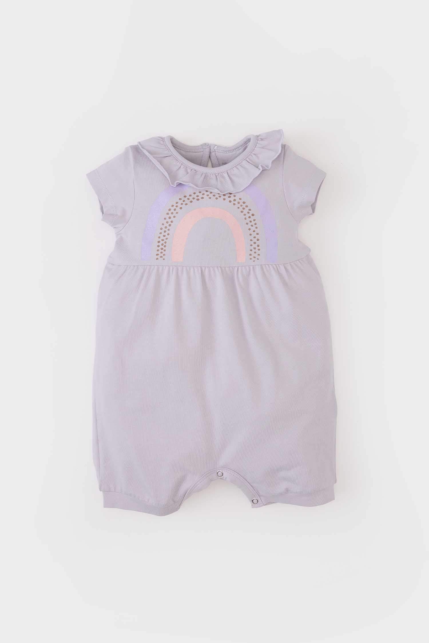 سالوبيت بنات قطن ممشط بطبعة قوس قزح