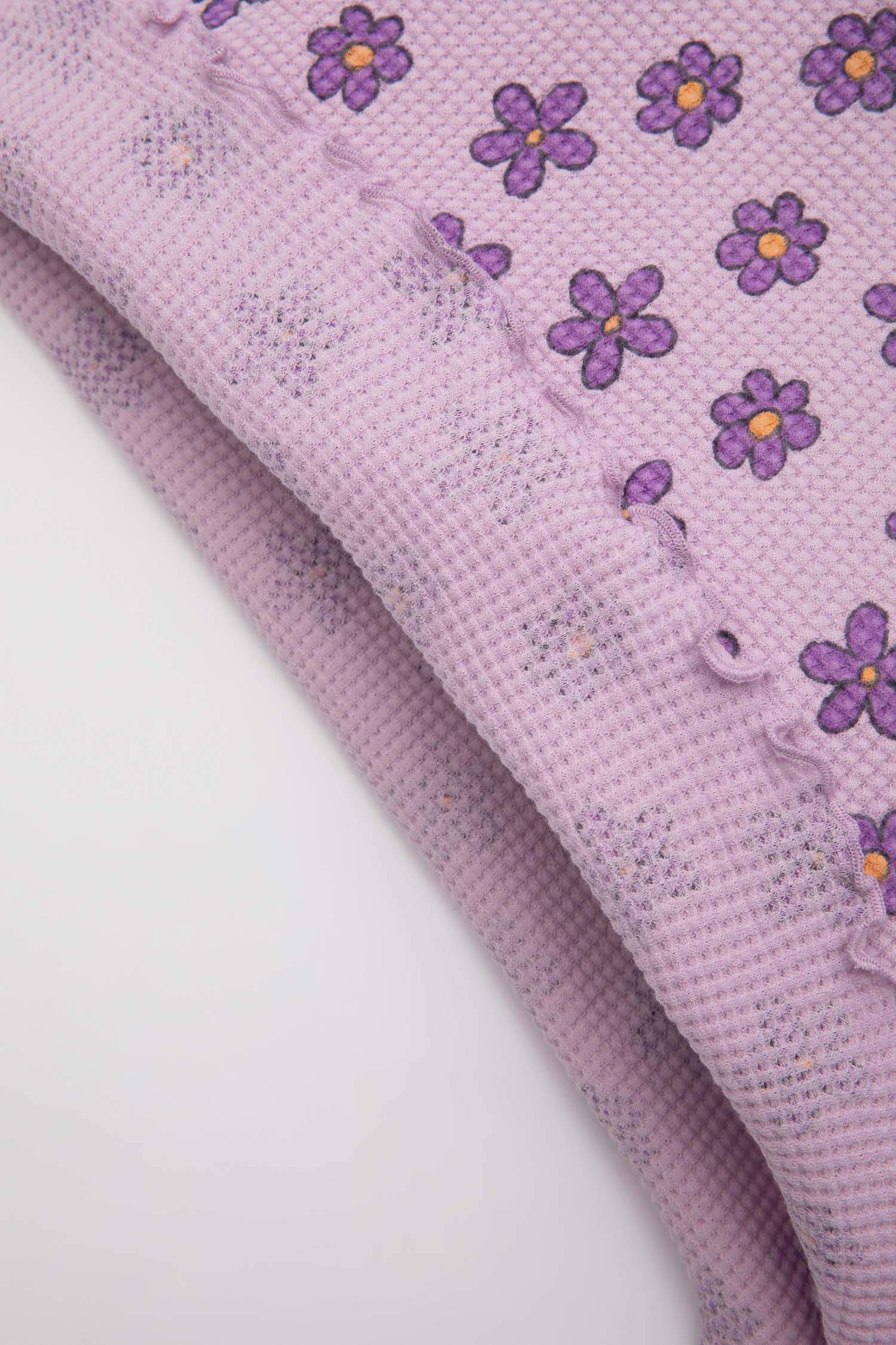 Regular Fit Flower Short Sleeve T-Shirt