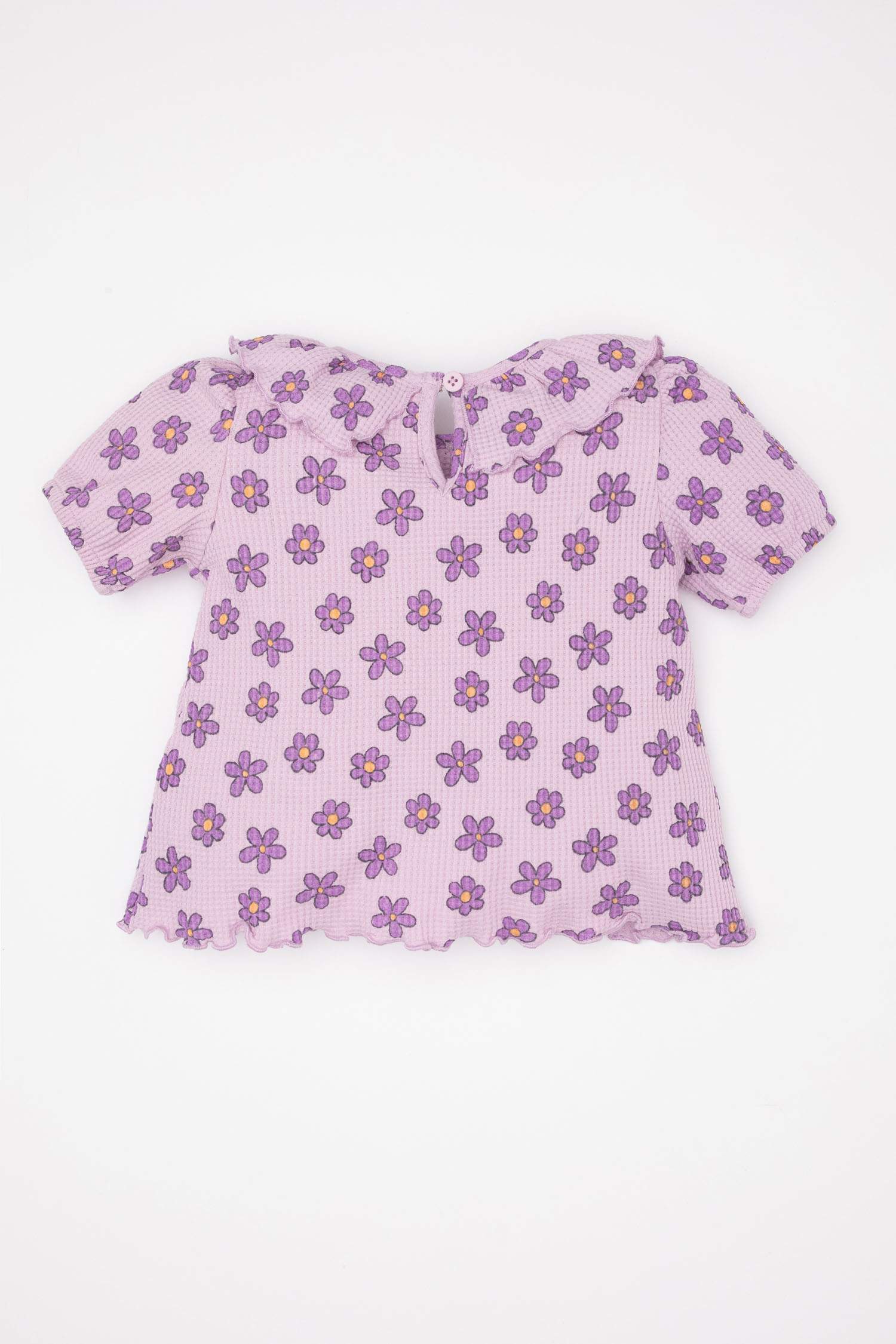 Regular Fit Flower Short Sleeve T-Shirt