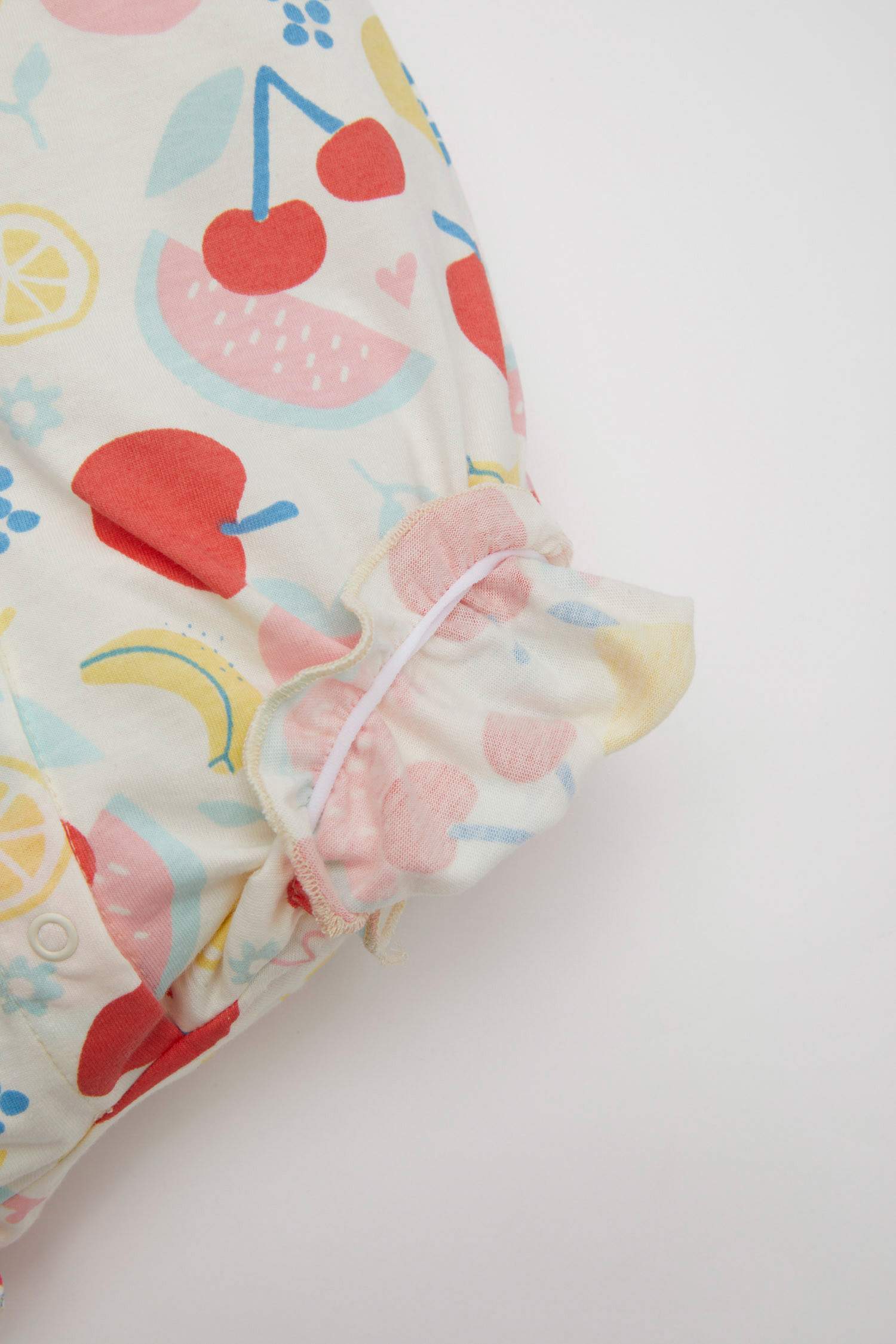 Baby Girl Newborn Patterned Cotton 2 Piece Sleeveless Jumpsuit