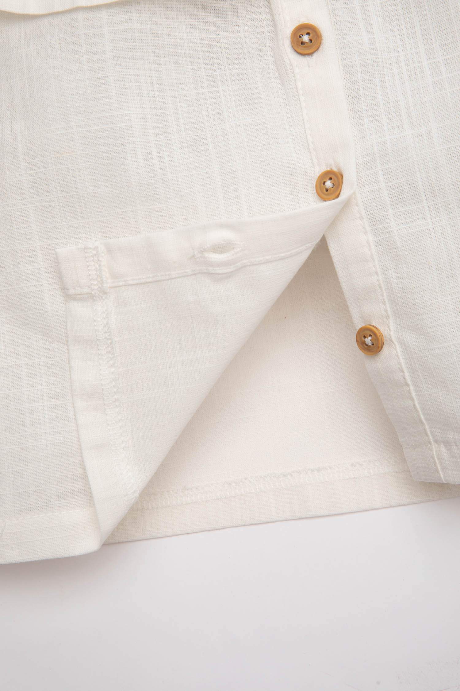 Baby Girl Flared Poplin Sleeveless Ruffle Blouse Shorts 2 Piece Set