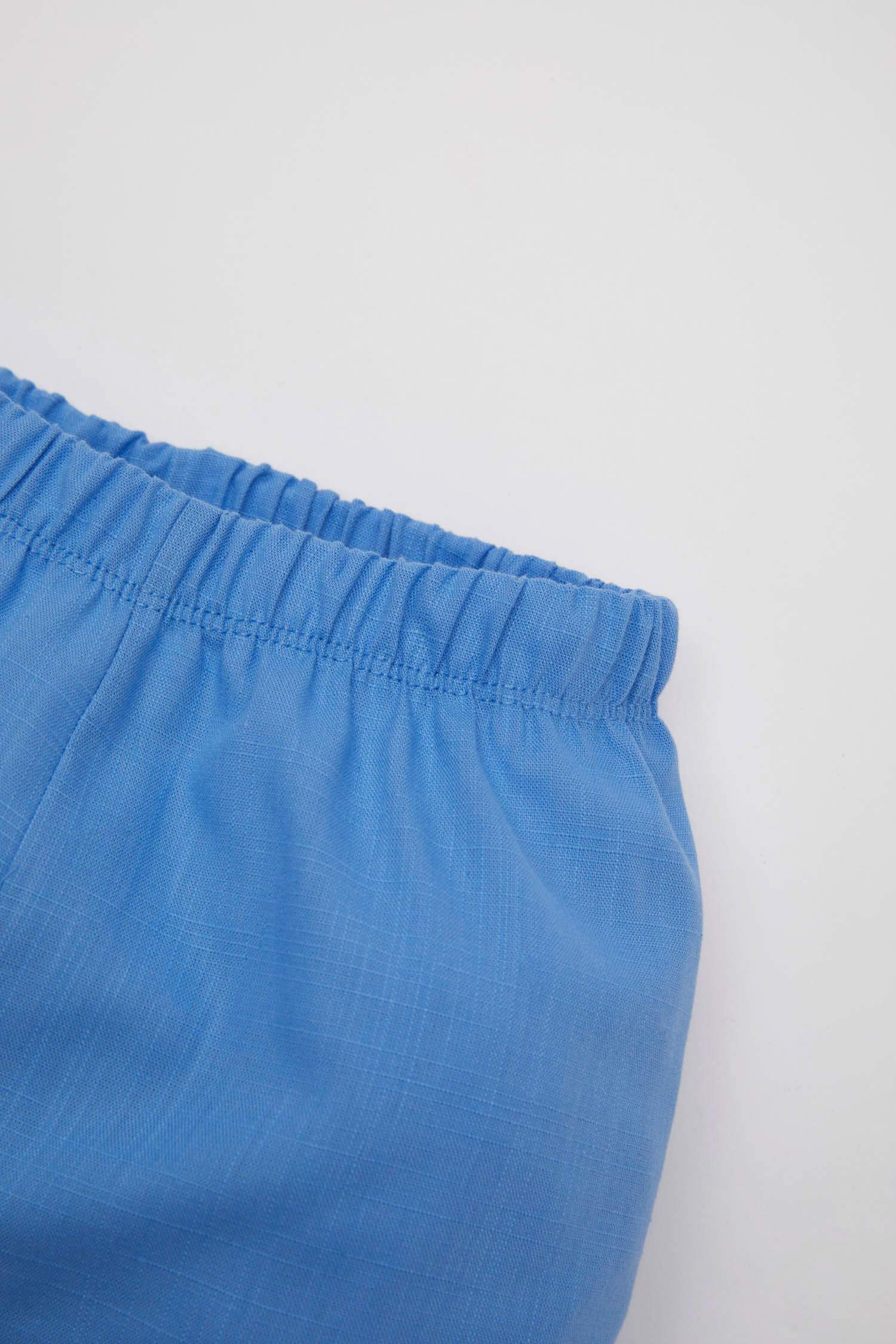 Baby Girl Floral Poplin Blouse Shorts 2 Piece Set