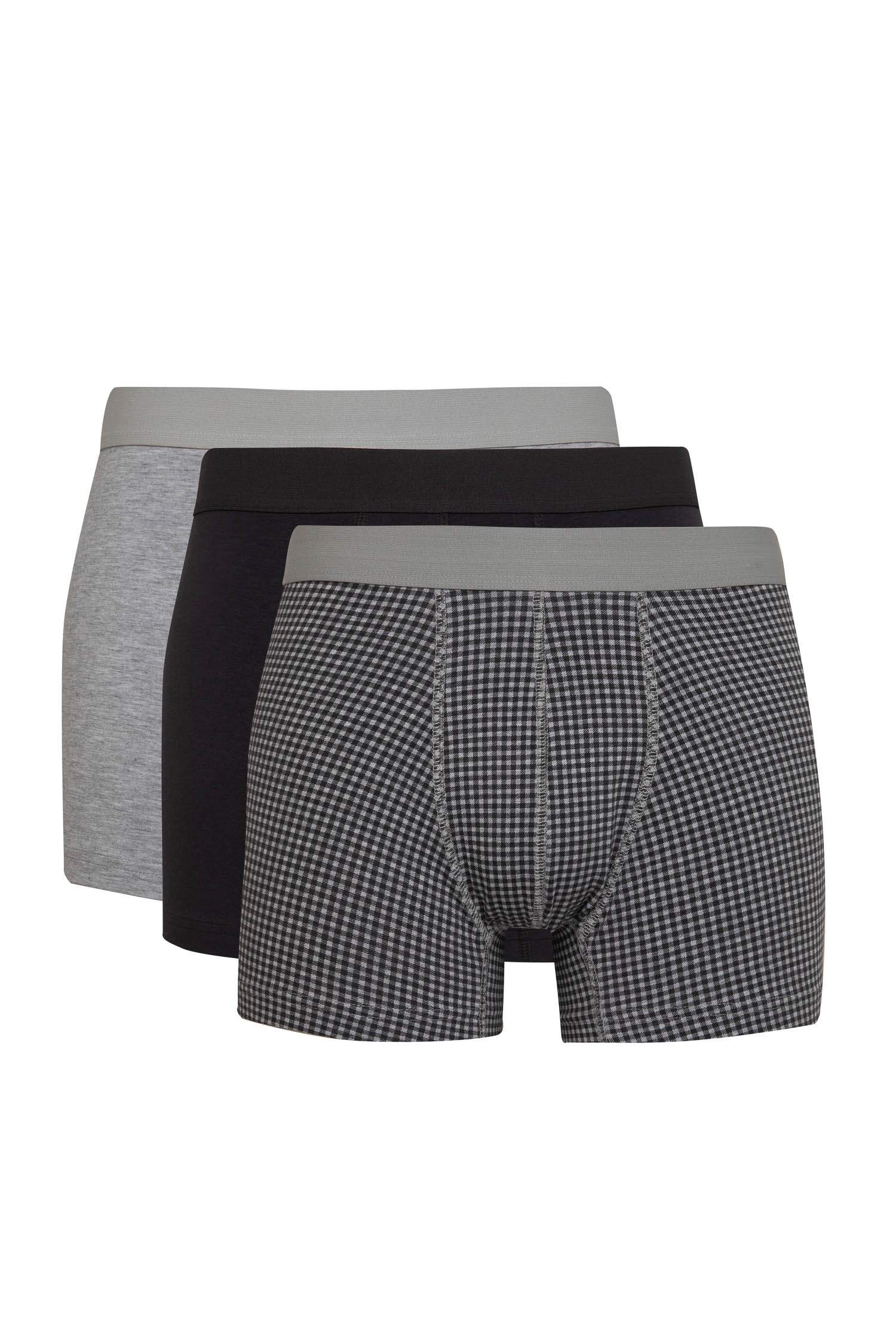 Regular Fit 3'lü Boxer