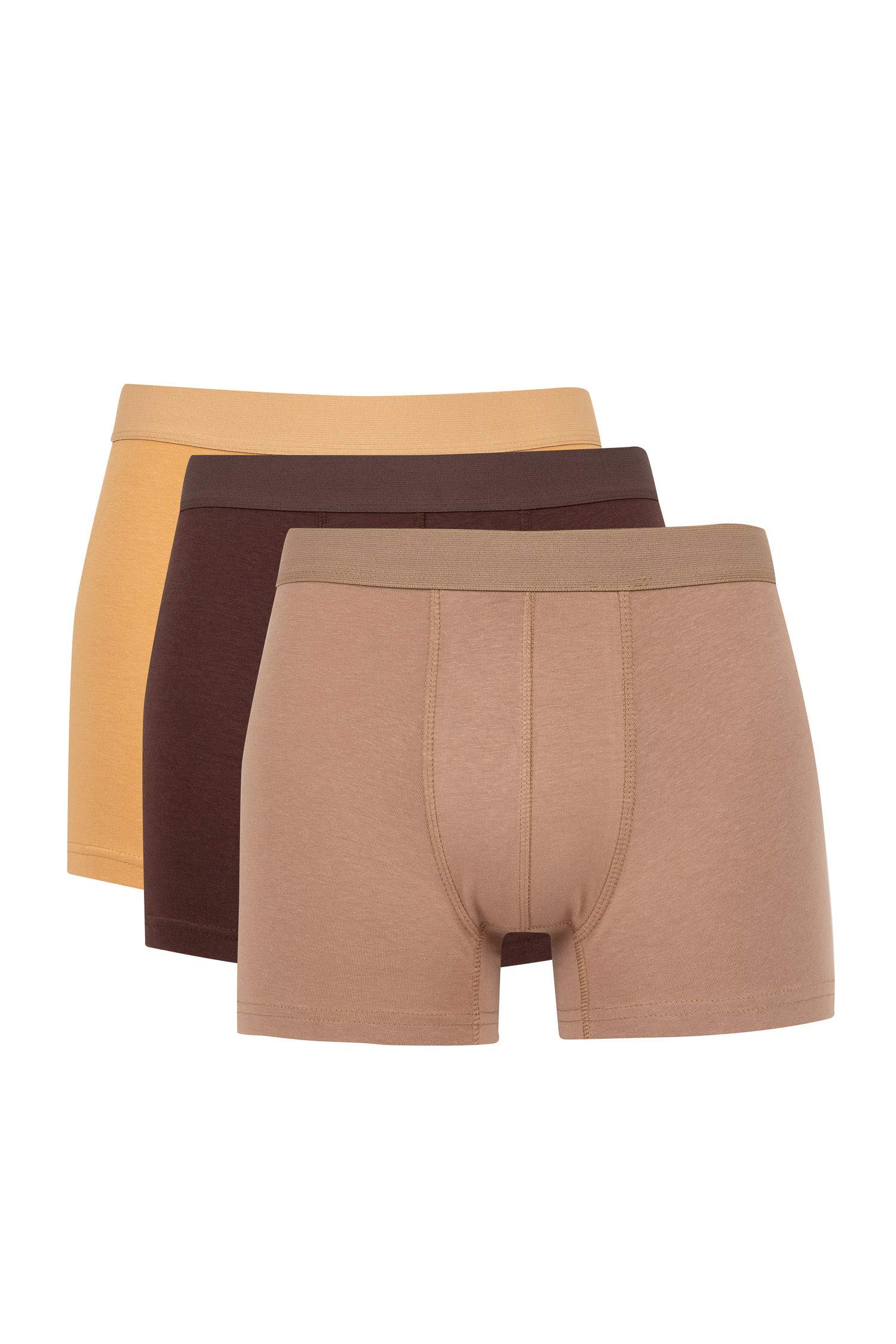 Erkek Basic Düz 3'lü Boxer