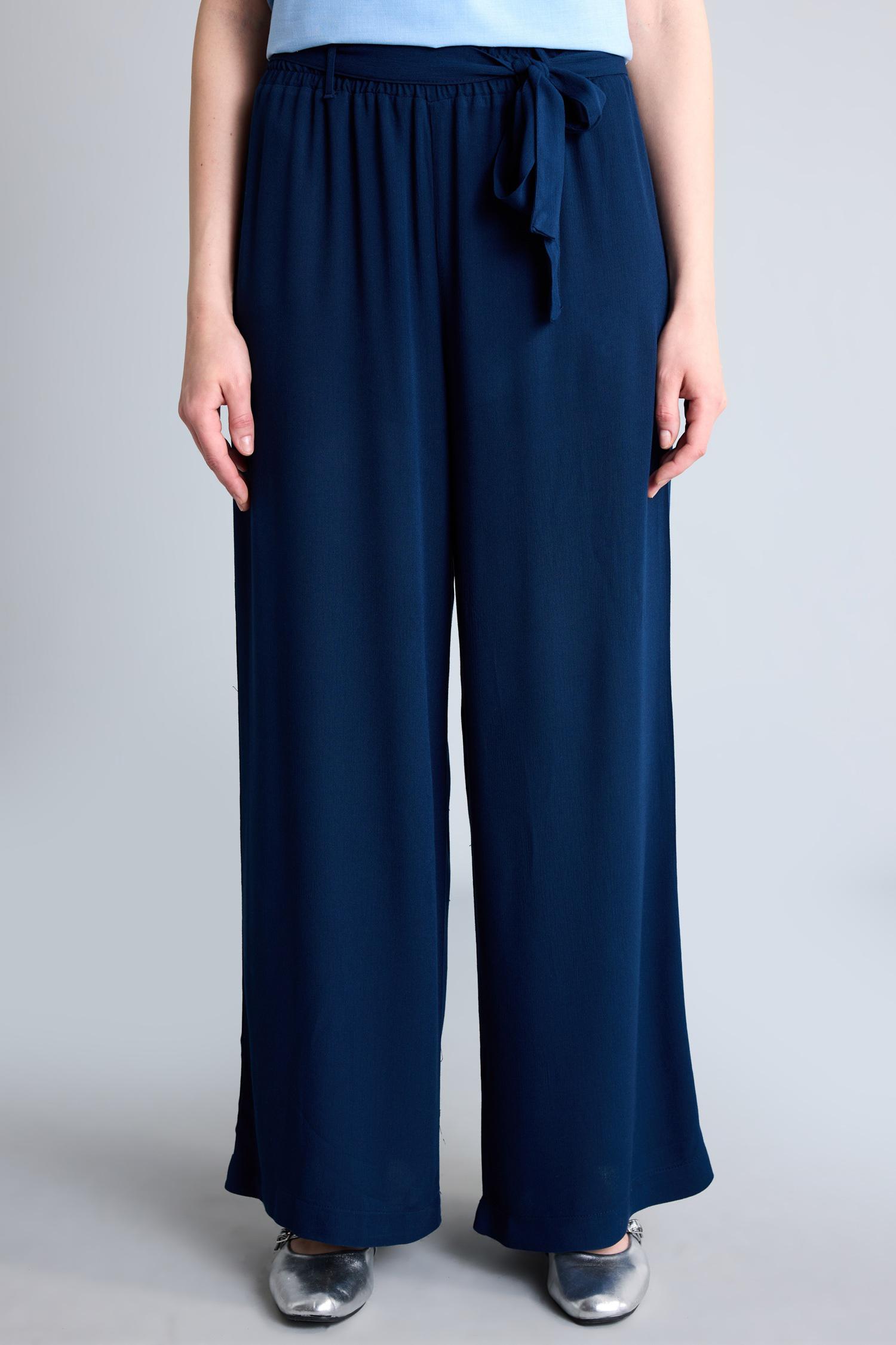 DeFacto Culotte Kırışık Dokulu Pantolon görsel 3