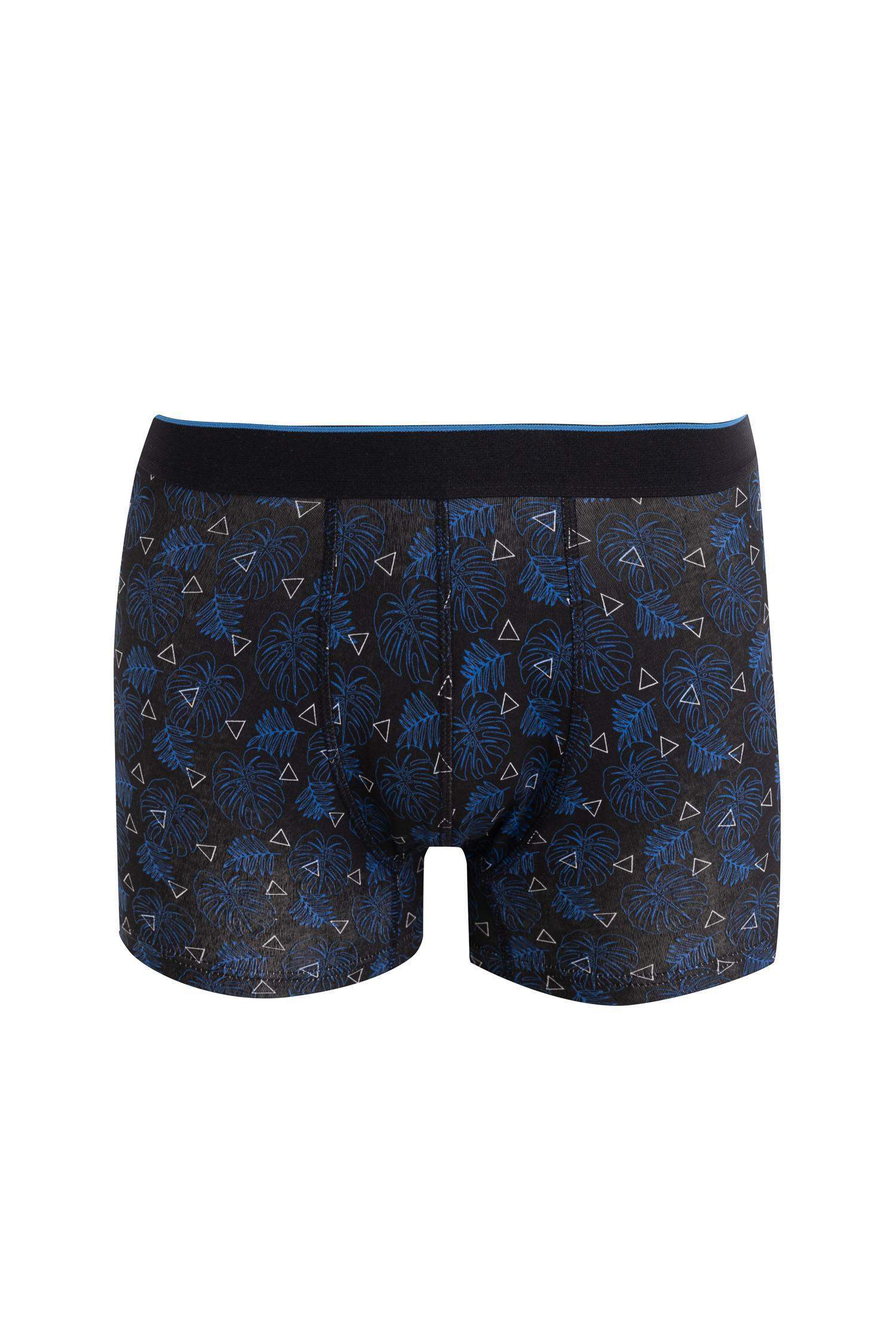 Regular Fit Baskılı 3'lü Boxer