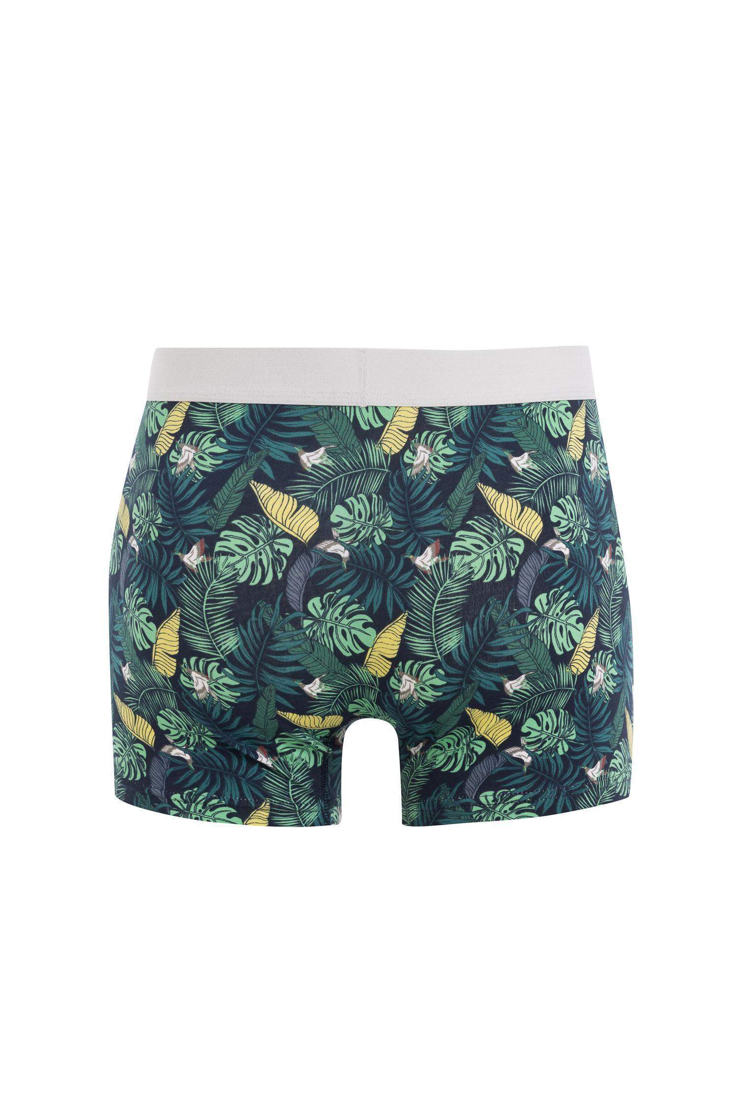 Regular Fit Baskılı 3'lü Boxer