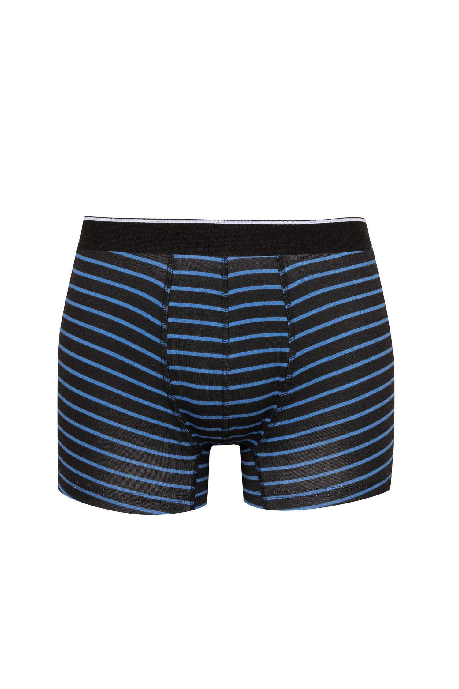 Regular Fit Çizgili 3'lü Boxer