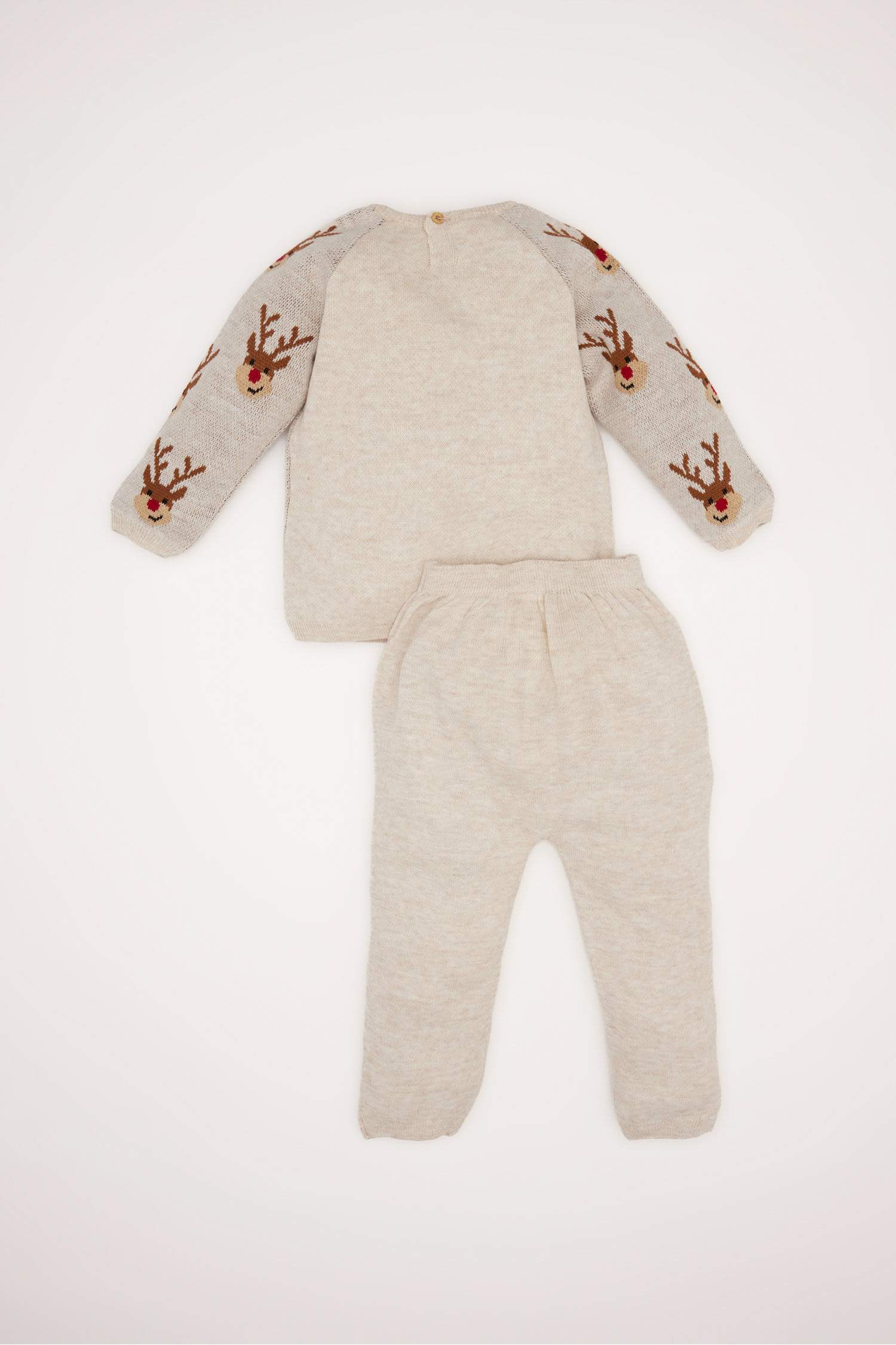 طقم برقبة بيبي من قطعتين