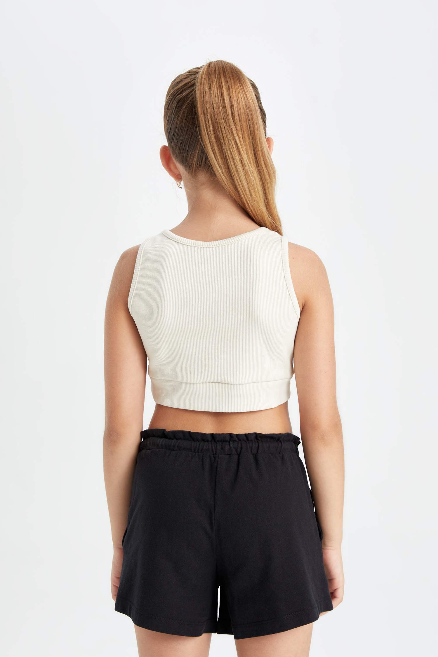 Kız Çocuk Bisiklet Yaka Atlet