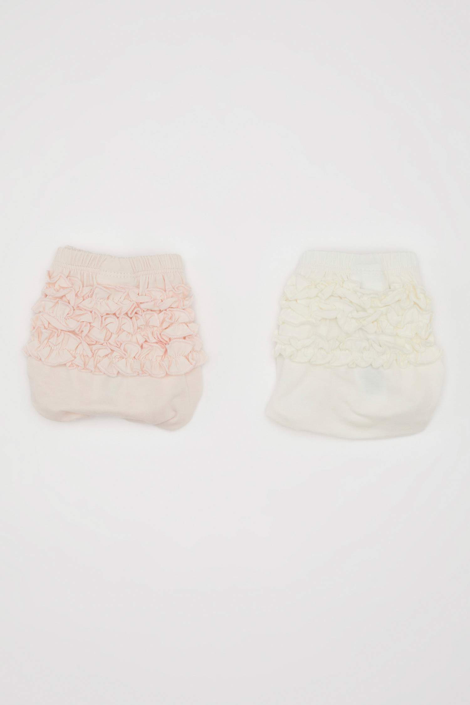 Baby Girl Combed Cotton 2 Piece Shorts