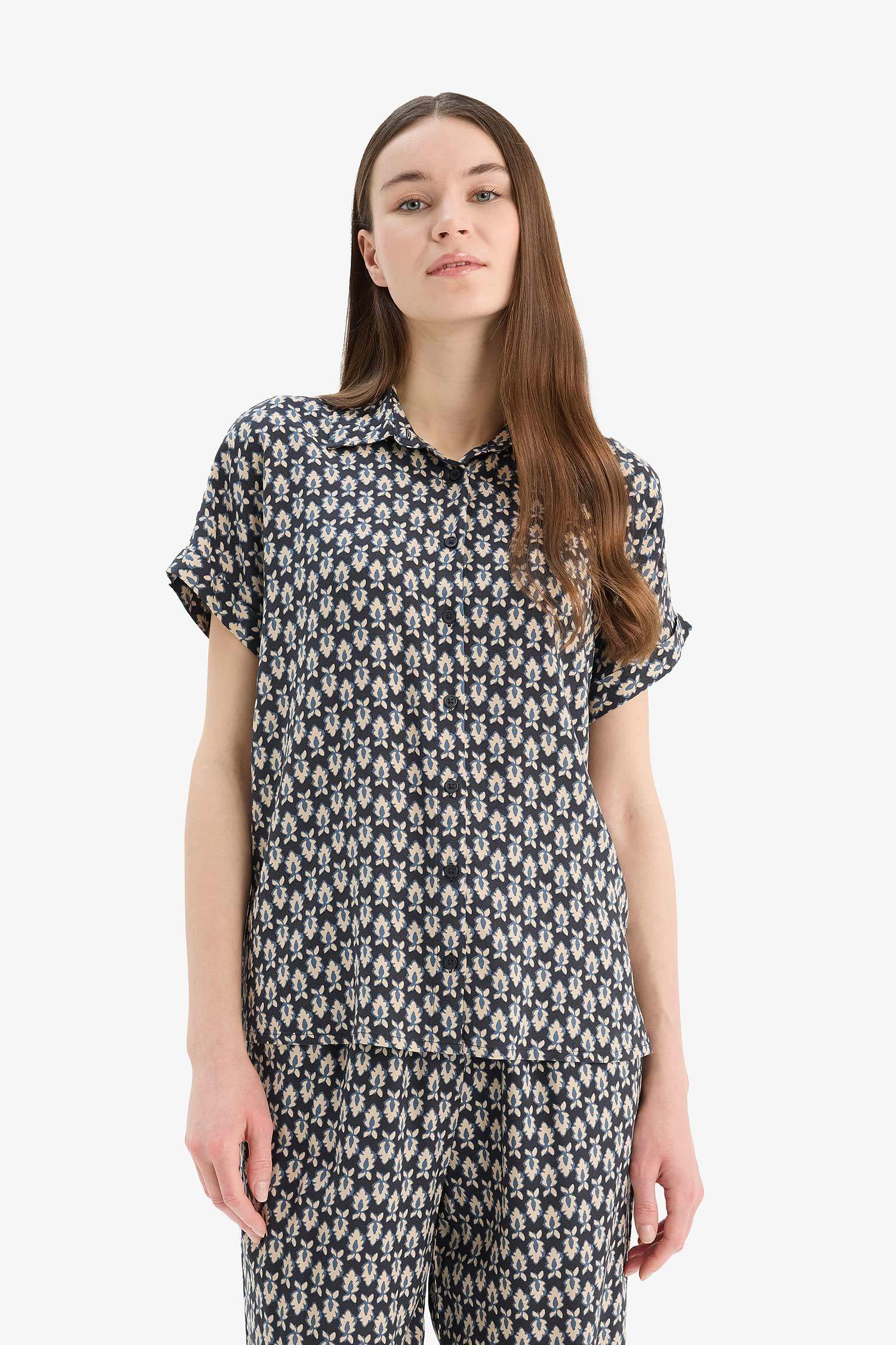 Chemise à manches courtes Coupe régulière