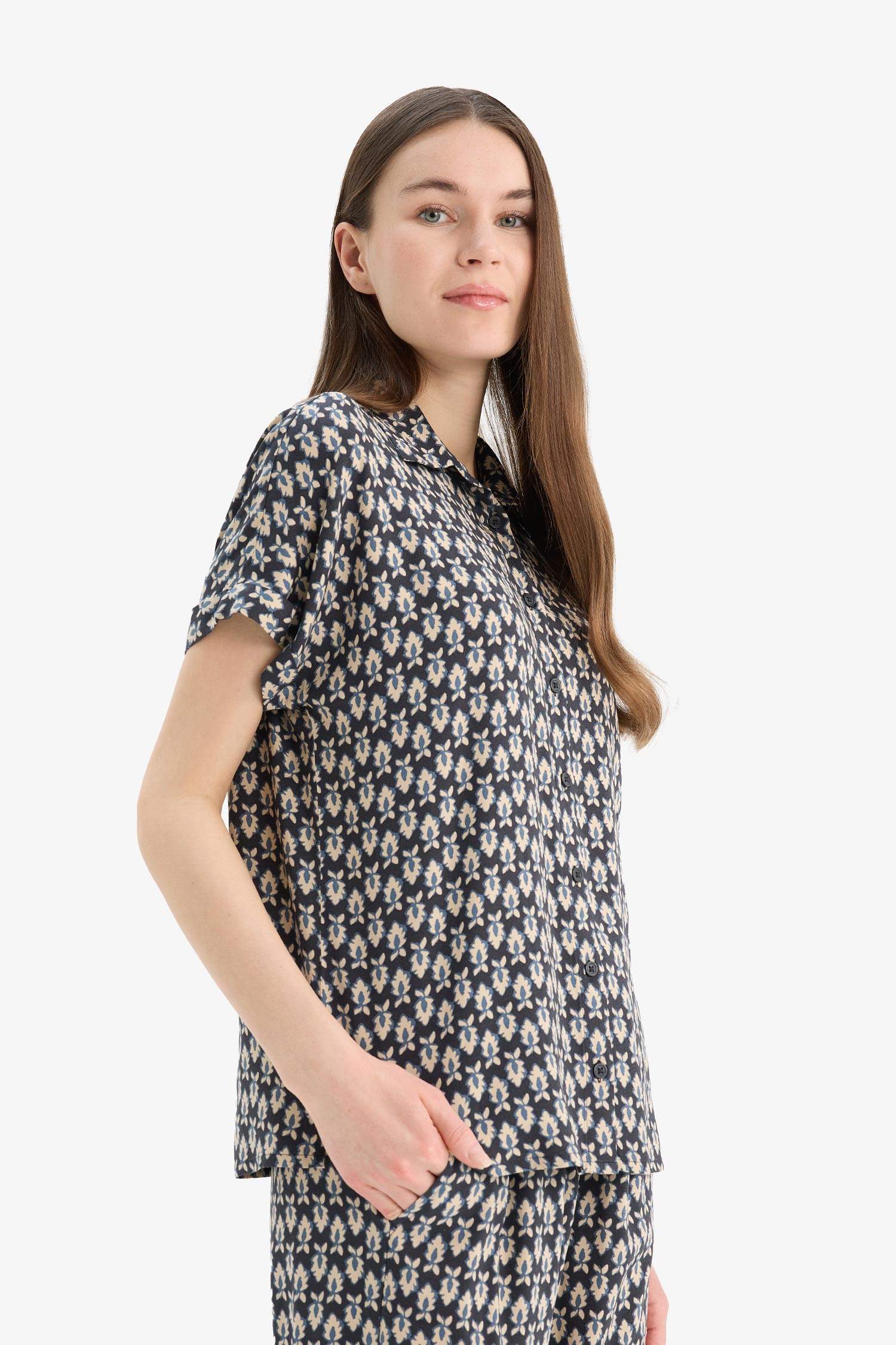 Chemise à manches courtes Coupe régulière