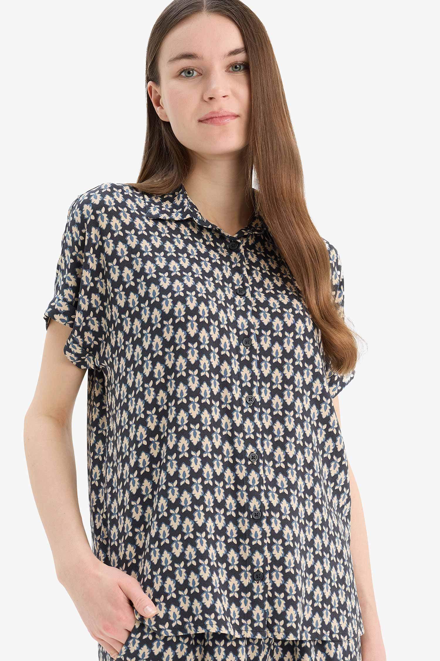 Chemise à manches courtes Coupe régulière