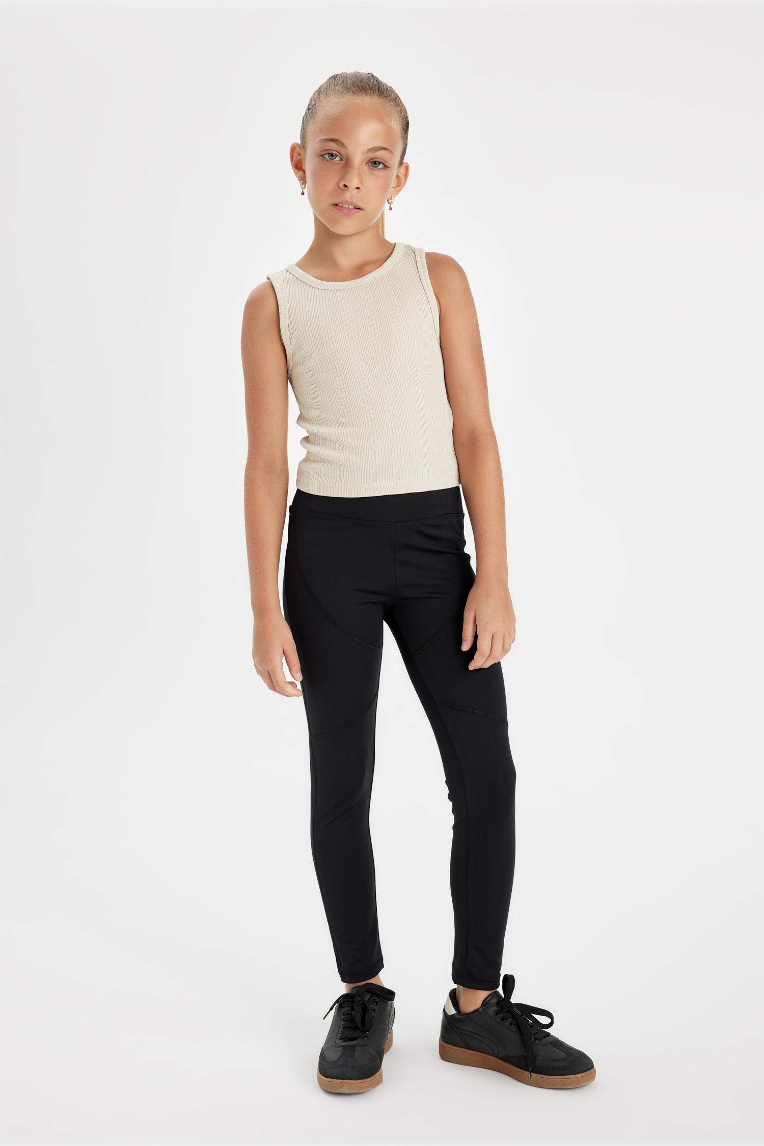 Леггинсы стандартного кроя для девочек