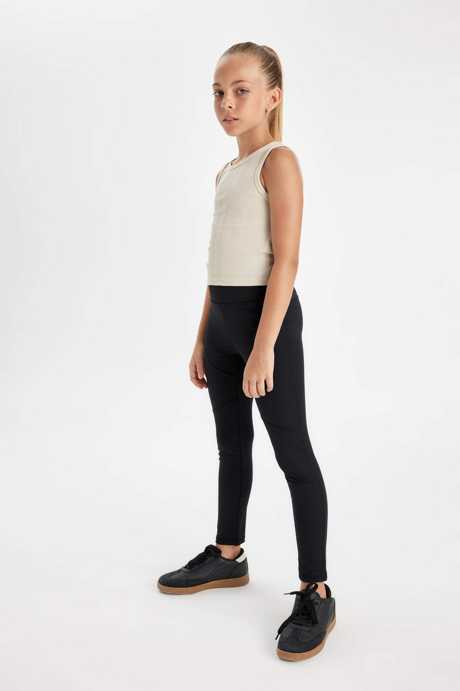 Леггинсы стандартного кроя для девочек