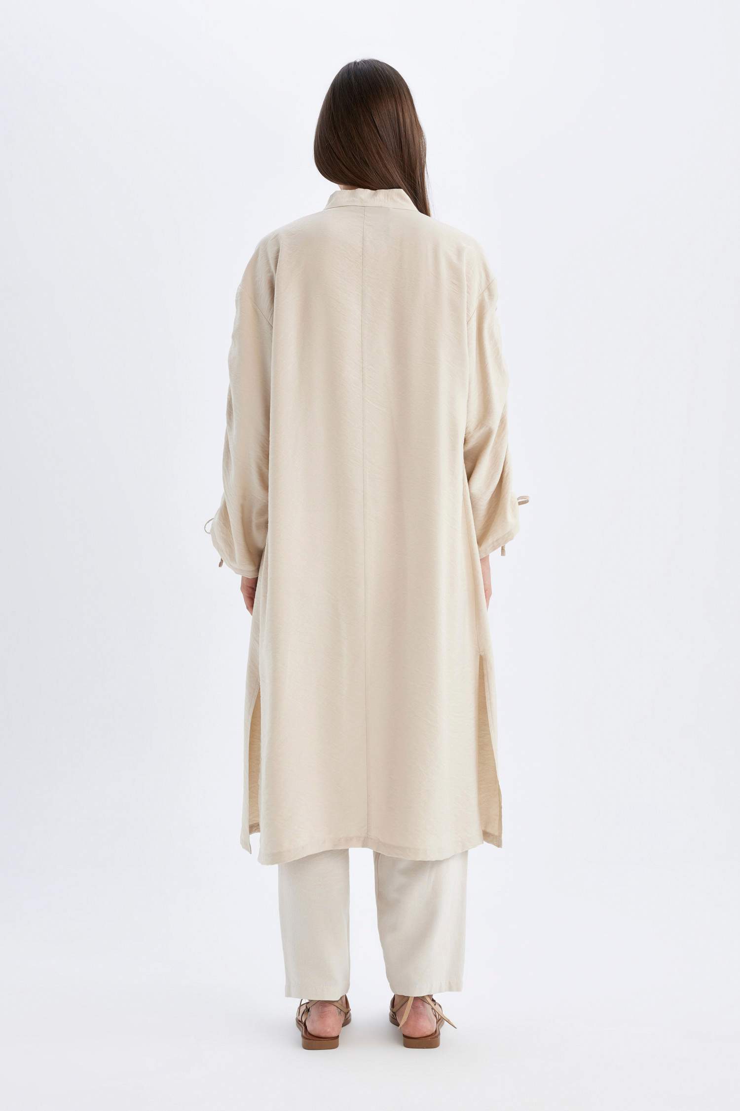 Kimono Coupe Relax à Manches Longues Dégradé