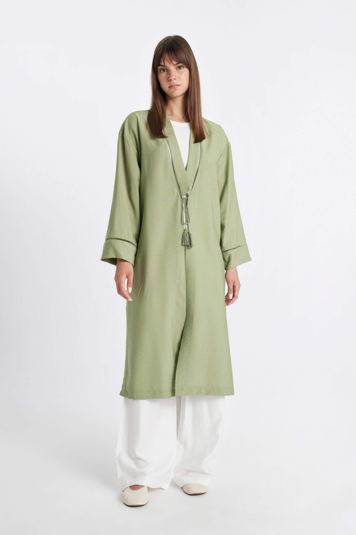 كيمونو قصة مريحة بياخة قاضي