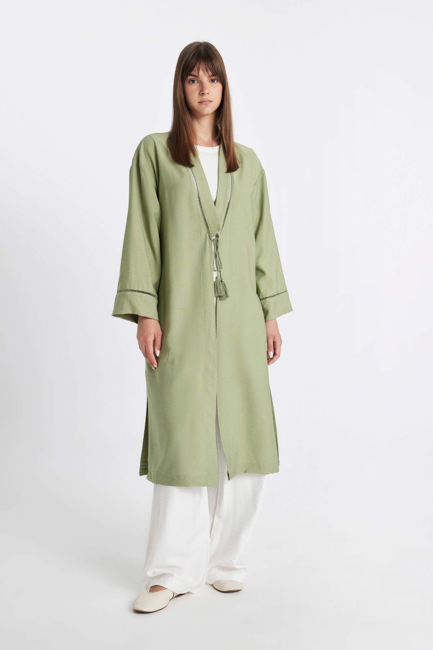 كيمونو قصة مريحة بياخة قاضي