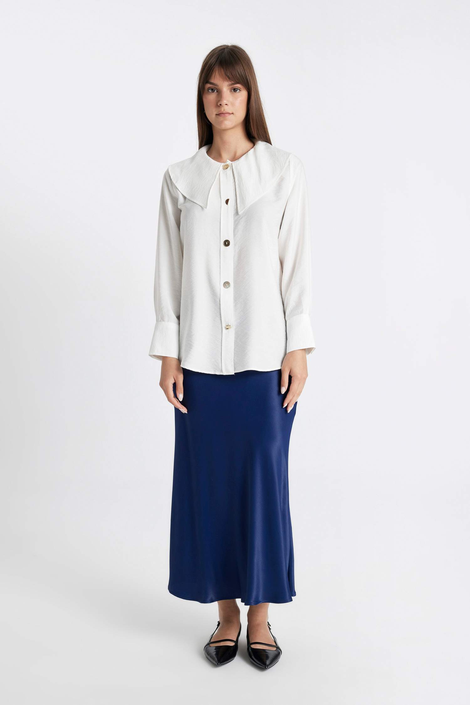 Relax Fit Long Sleeve Shirt Tunic