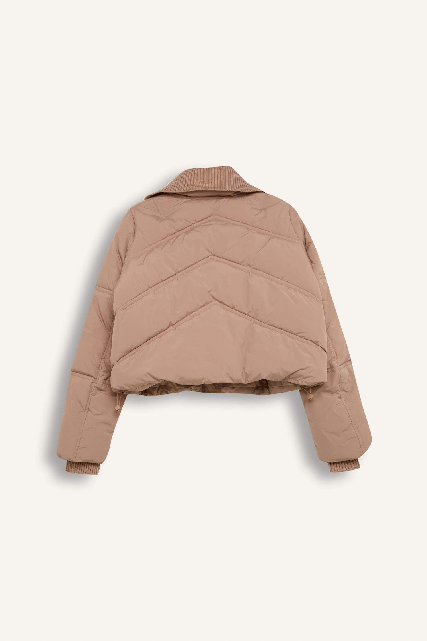 Regular Fit Su Geçirmez Mont Fermuarlı Cepli