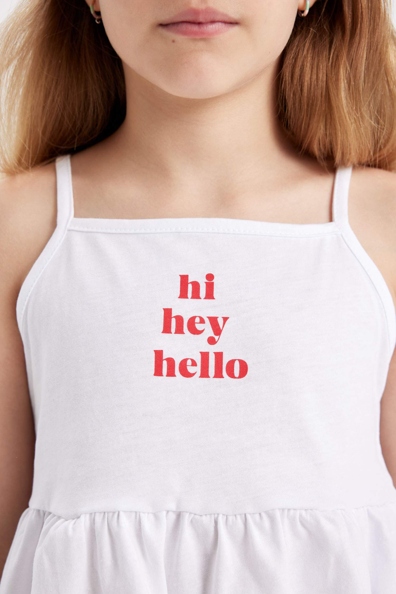 Kız Çocuk Baskılı Atlet