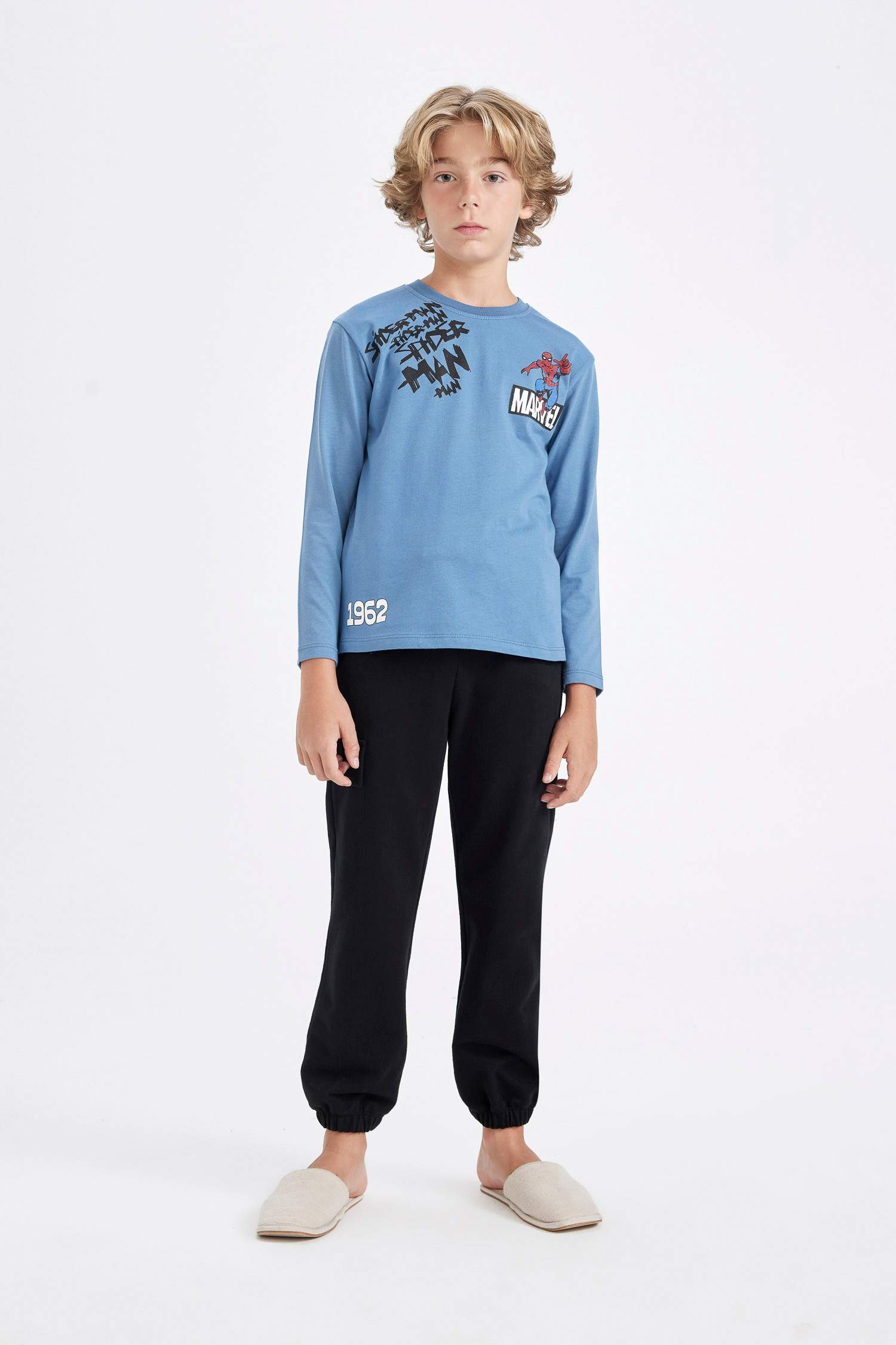 Boy Marvel Comics Crew Neck T-Shirt