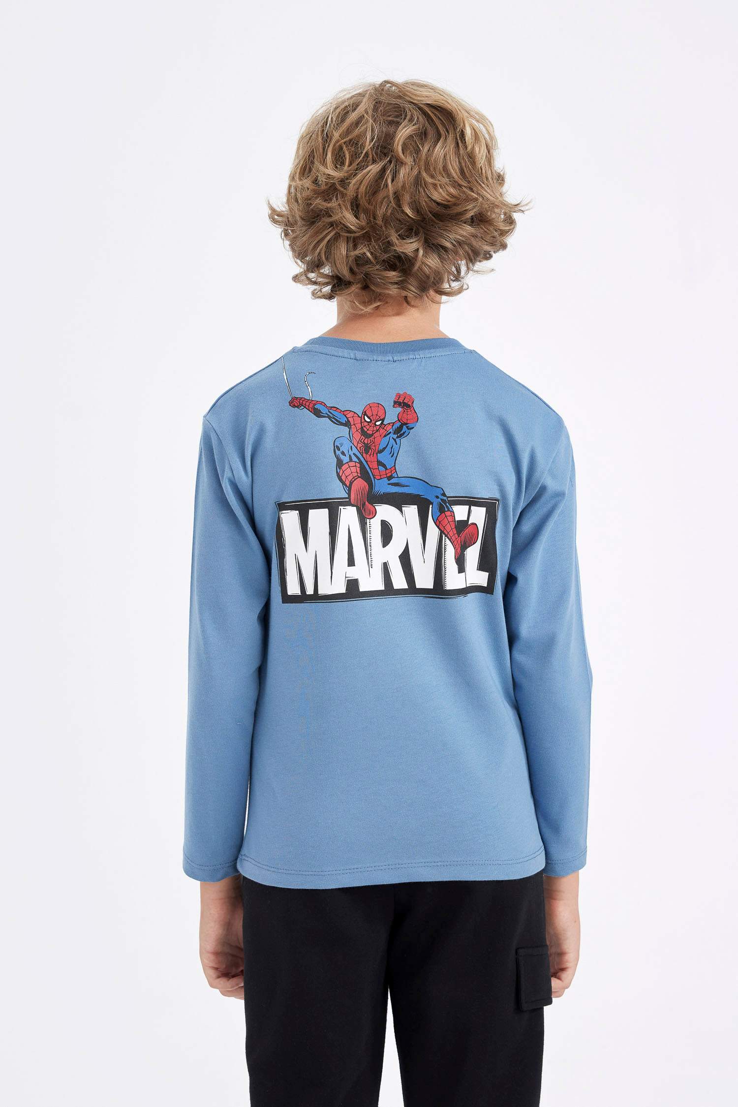 Boy Marvel Comics Crew Neck T-Shirt