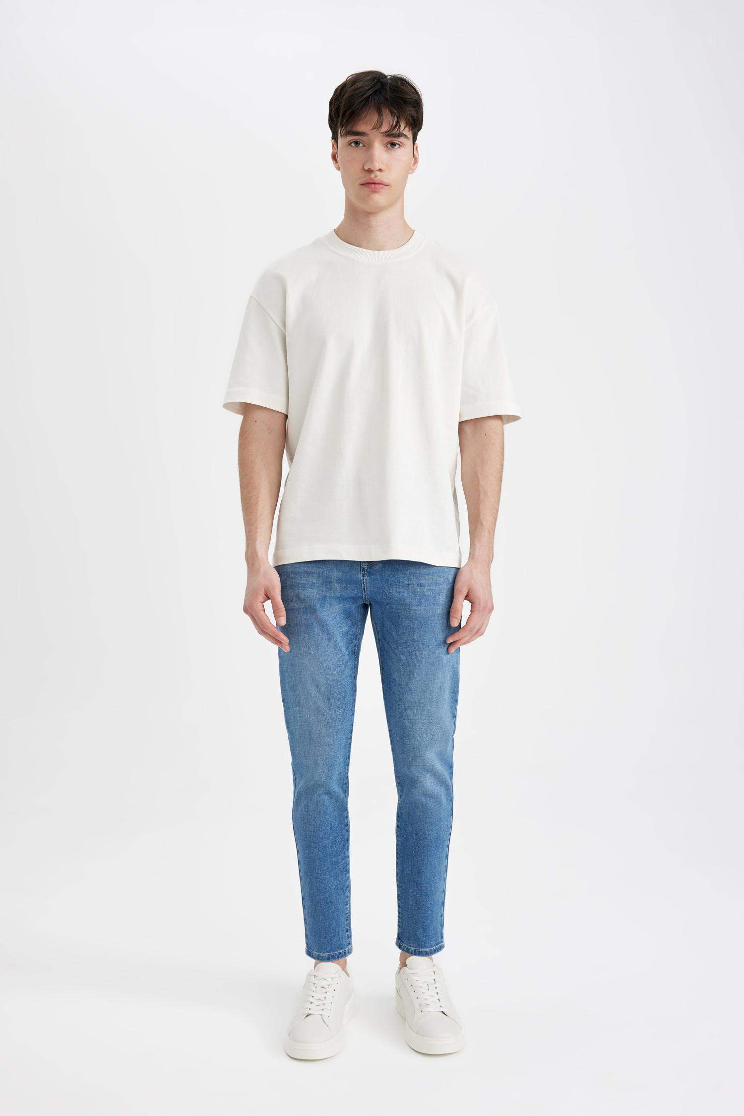 Skinny Crop Fit Tight Comfortable Fit Normal Waist Extra Narrow Leg Jeans