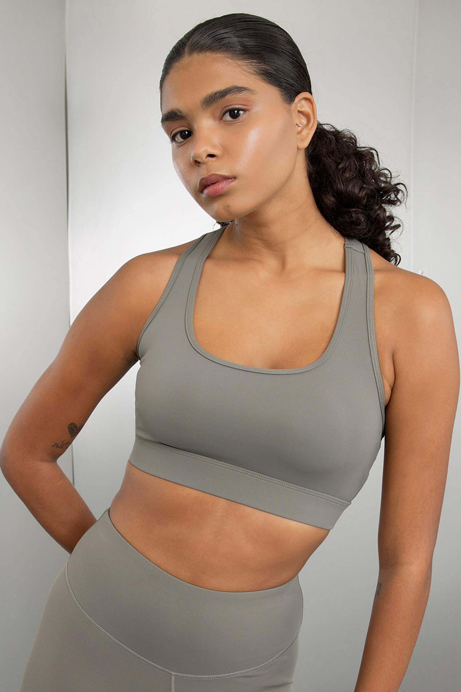 Bisiklet Yaka Sporcu Bra