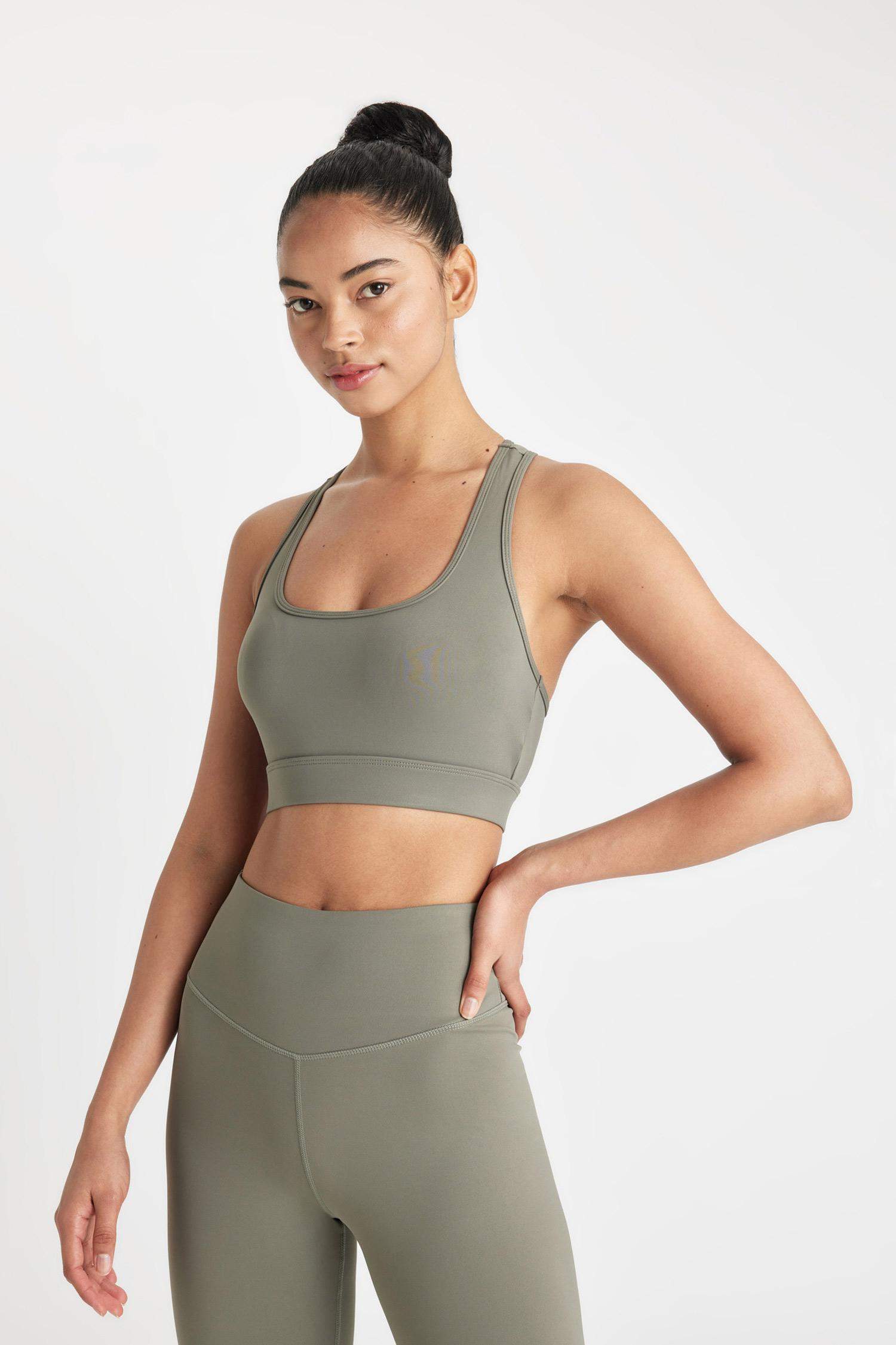 Bisiklet Yaka Sporcu Bra