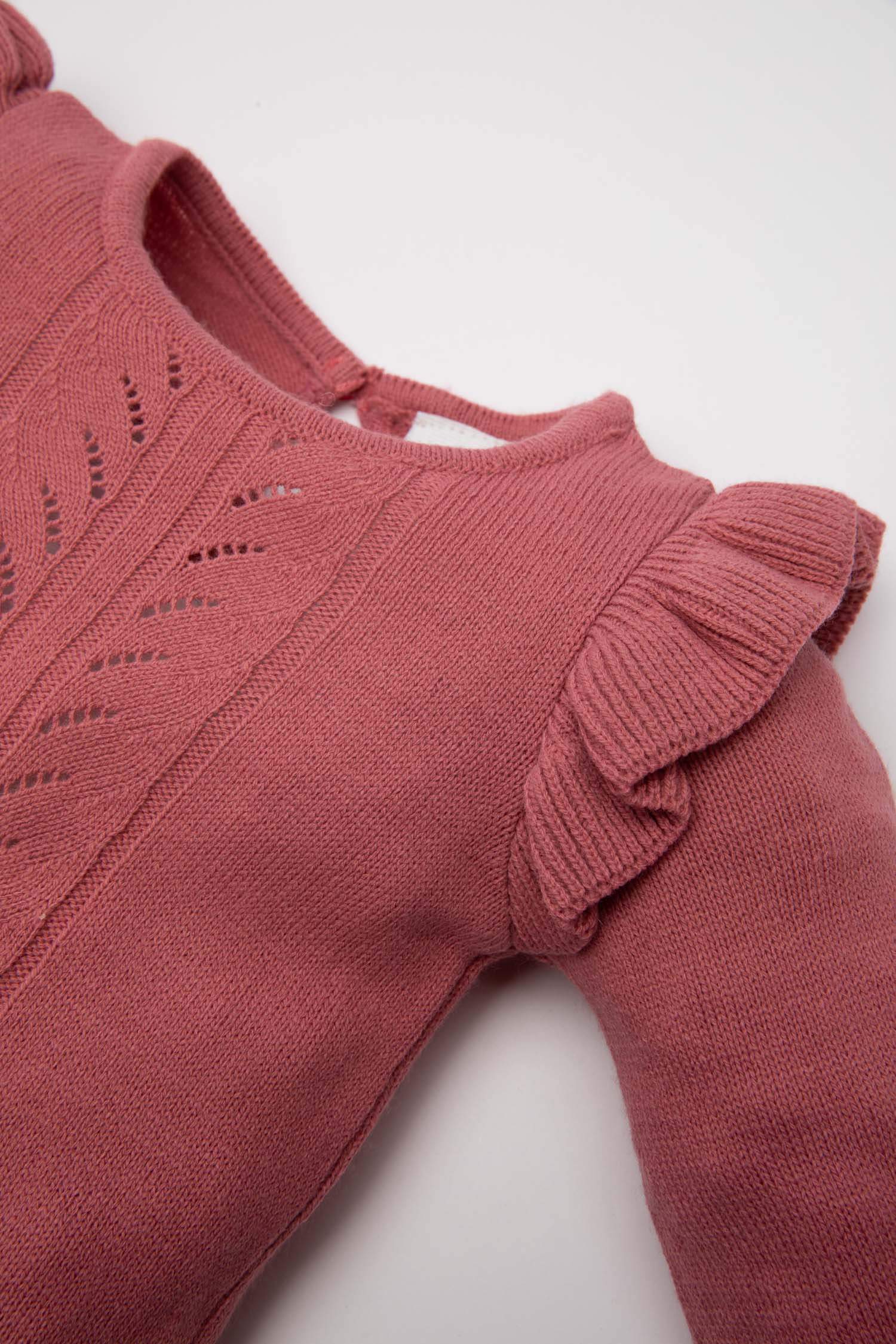 Kız Bebek Yenidoğan 3'lü Takım Uzun Kollu Çıtçıtlı Triko Body Bere Külotlu Çorap