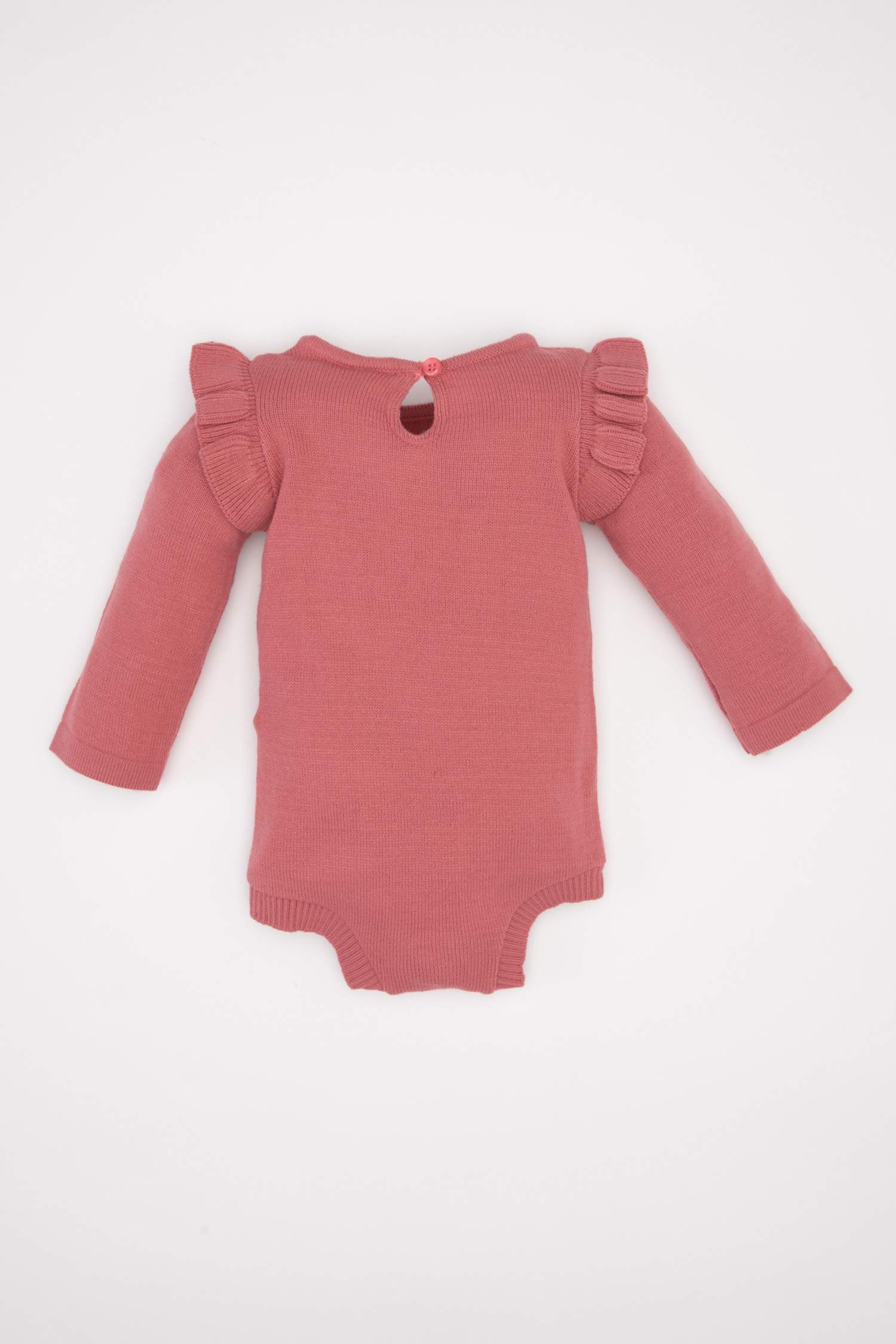 Kız Bebek Yenidoğan 3'lü Takım Uzun Kollu Çıtçıtlı Triko Body Bere Külotlu Çorap