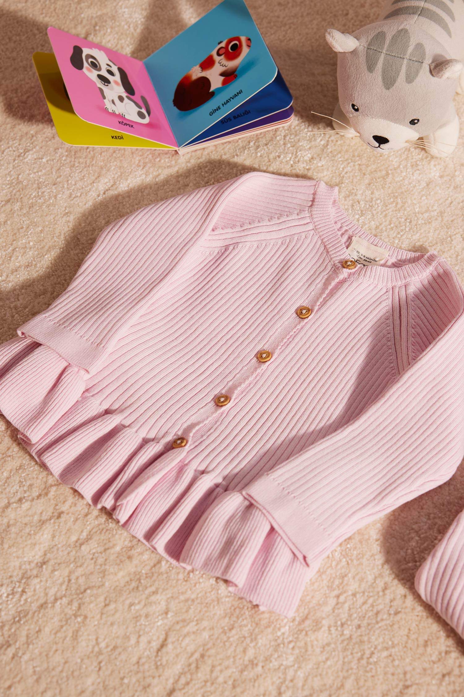 Baby Girl Pullover Knitwear Bottom 2 Piece Set